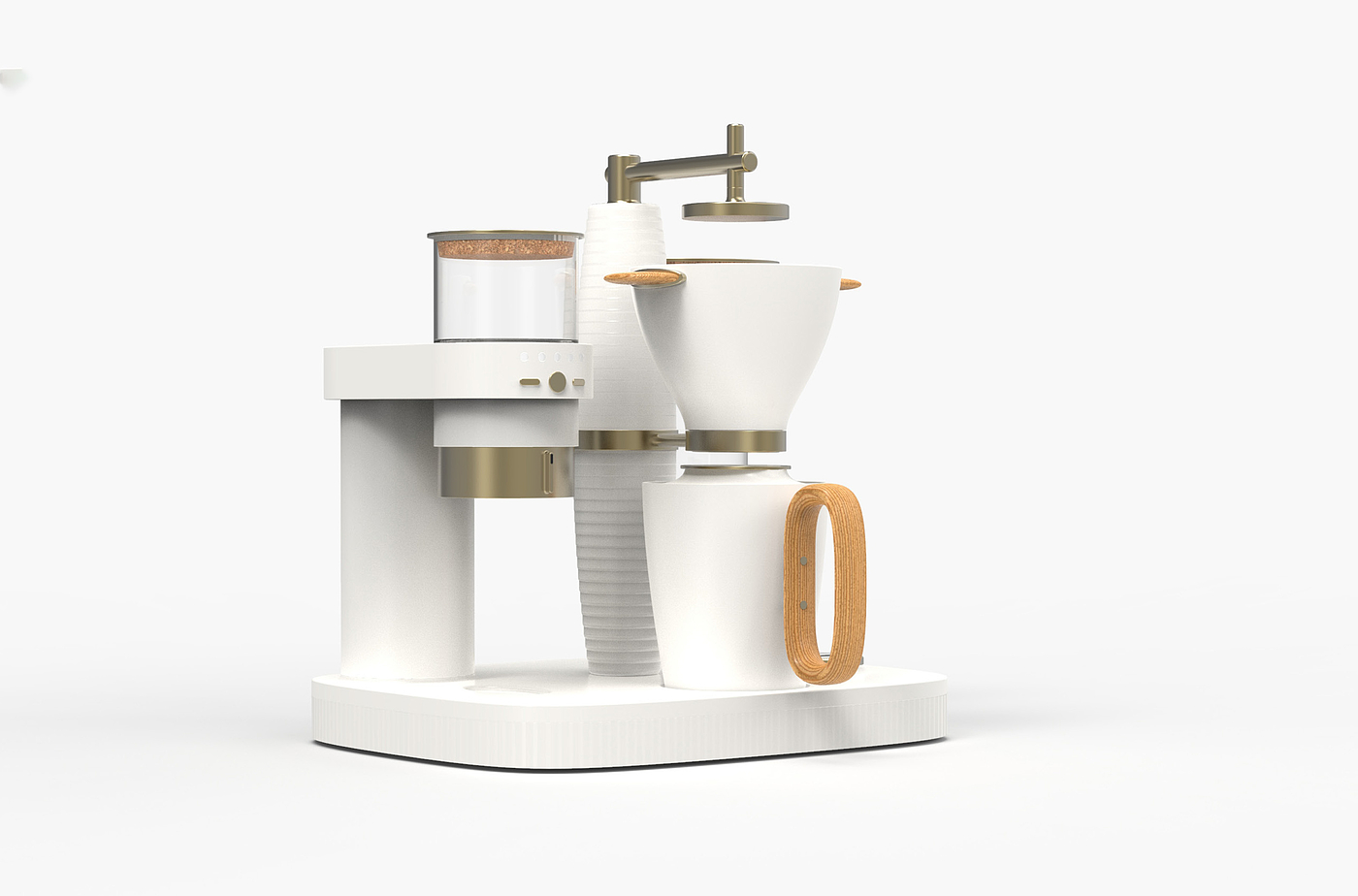 Coffee machine，Coffee Filtration，Simplicity，modularization，