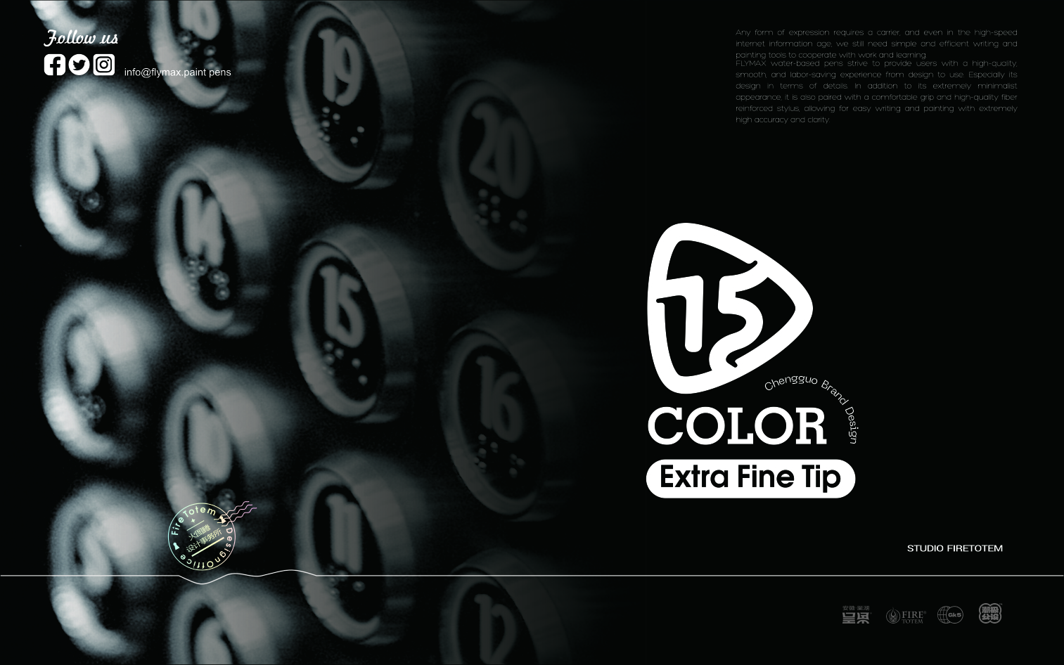 Brand design，Brand case，Watercolor pen case design，Whole case design，packing design，Brand packaging design，