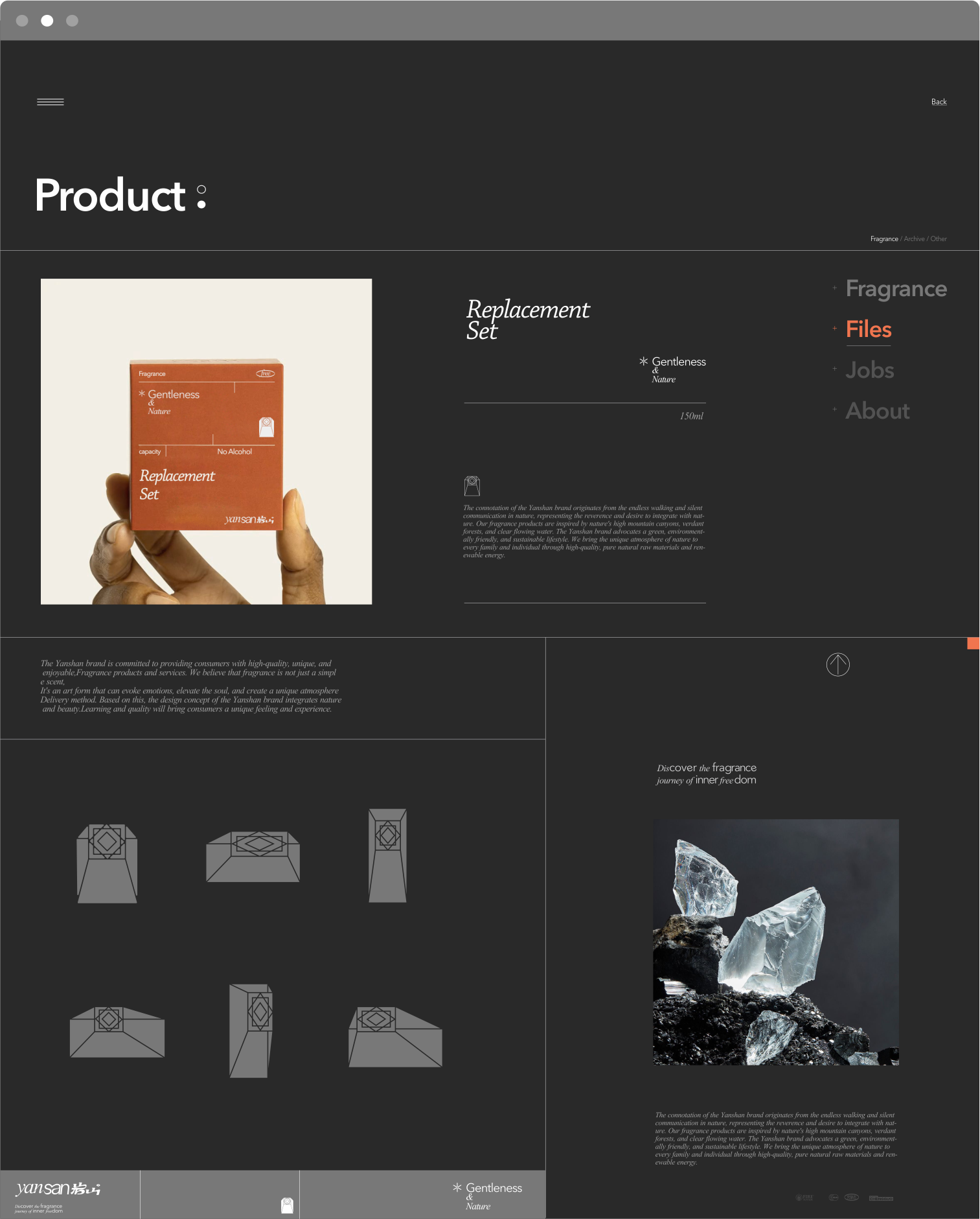 Brand design，packing design，Fragrance packaging，Fast consumer packaging，Packaging Design of Daily Chemical，Hefei Chengguo Brand，Brand packaging case，Yanshan brand packaging case，