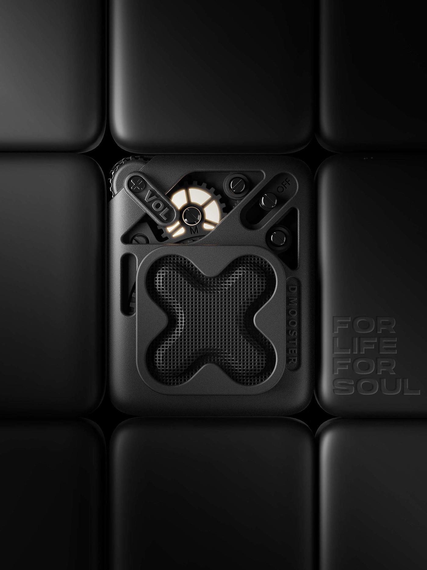 Big Monster，dmooster，loudspeaker box，industrial design，Chaopin，3C products，brand，IP，