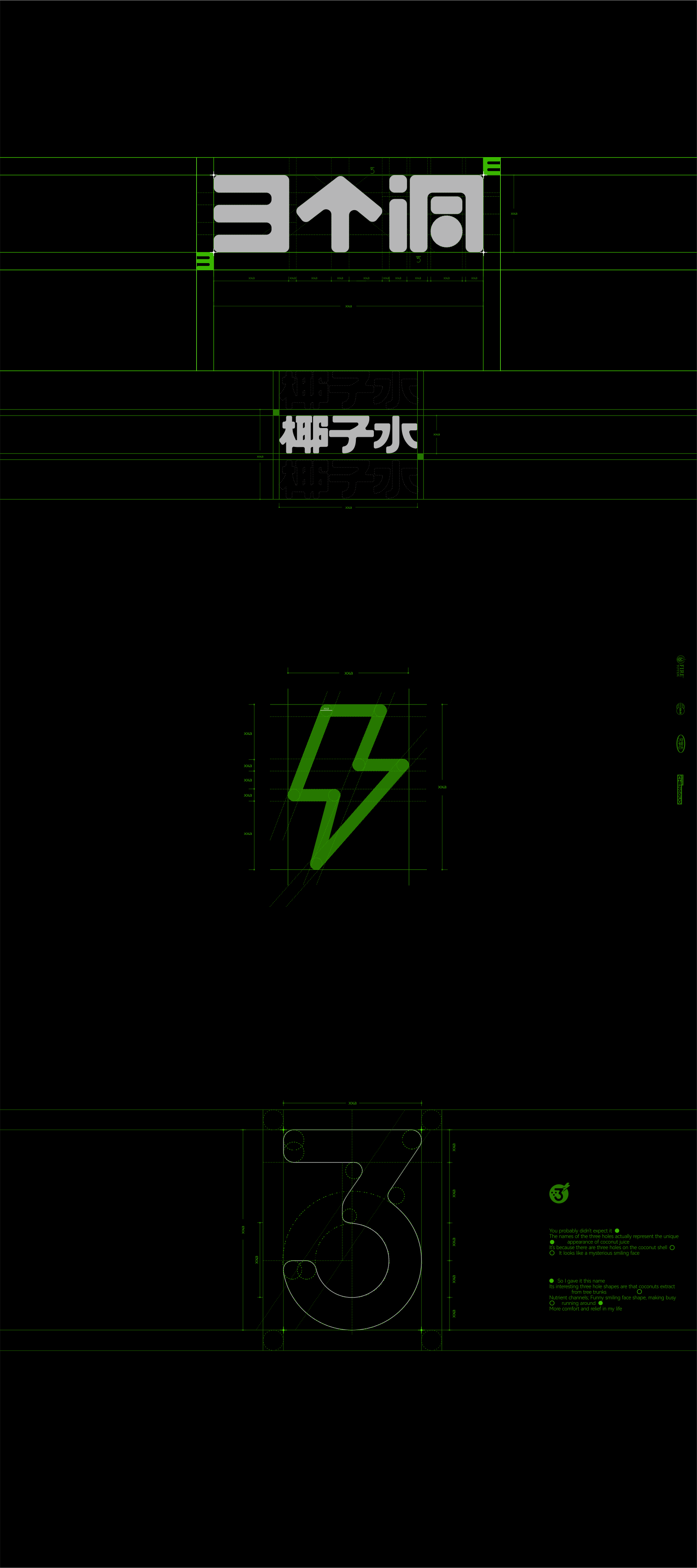 Hefei Chengguo Brand Design，Three Hole Coconut Water，Coconut water packaging design，Coconut water packaging，Beverage packaging design，Packaging Design Case，packing design，Drink Design，