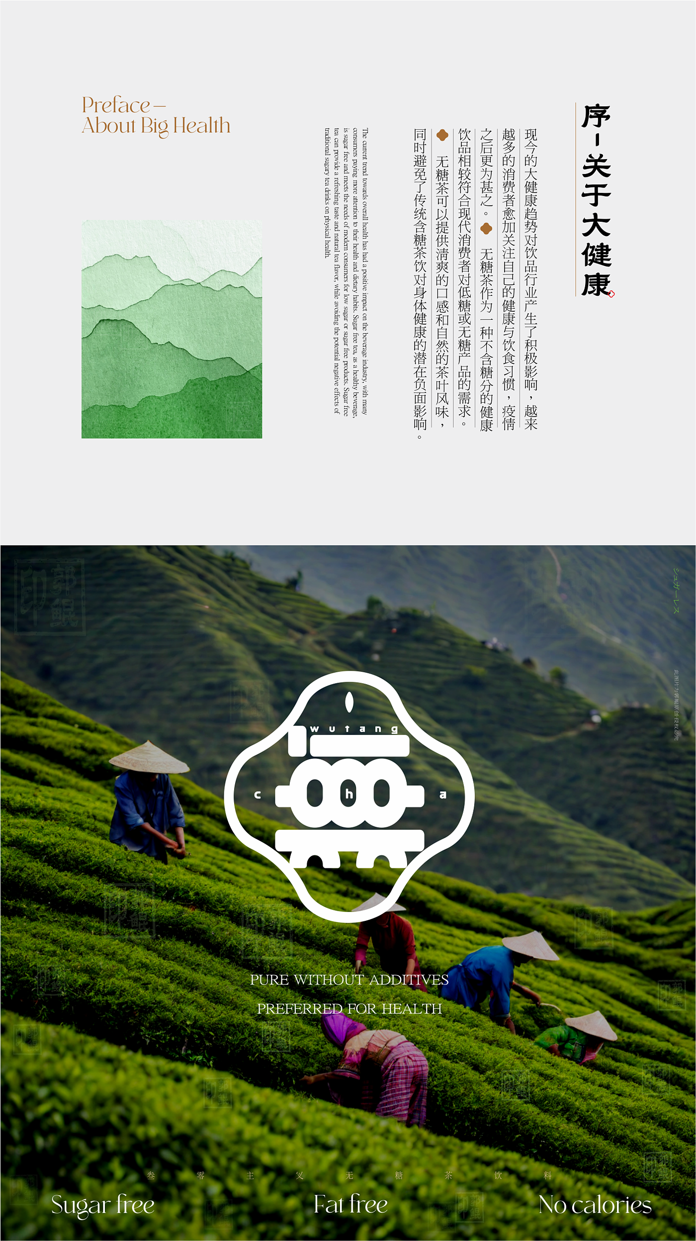 Sugar-free Tea Packaging Design，Hefei is fruiting，Guo Kun's personal works，Tea packaging design，Canned Sugar Free Tea Design，Product design，Sugar-free tea packaging case design，Sugar-free Tea Brand Design，