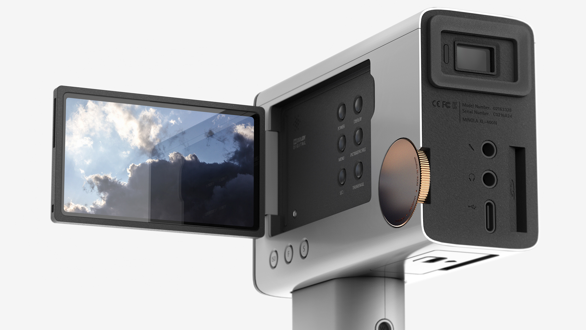 Minolta XL-400N，video camera，product design，