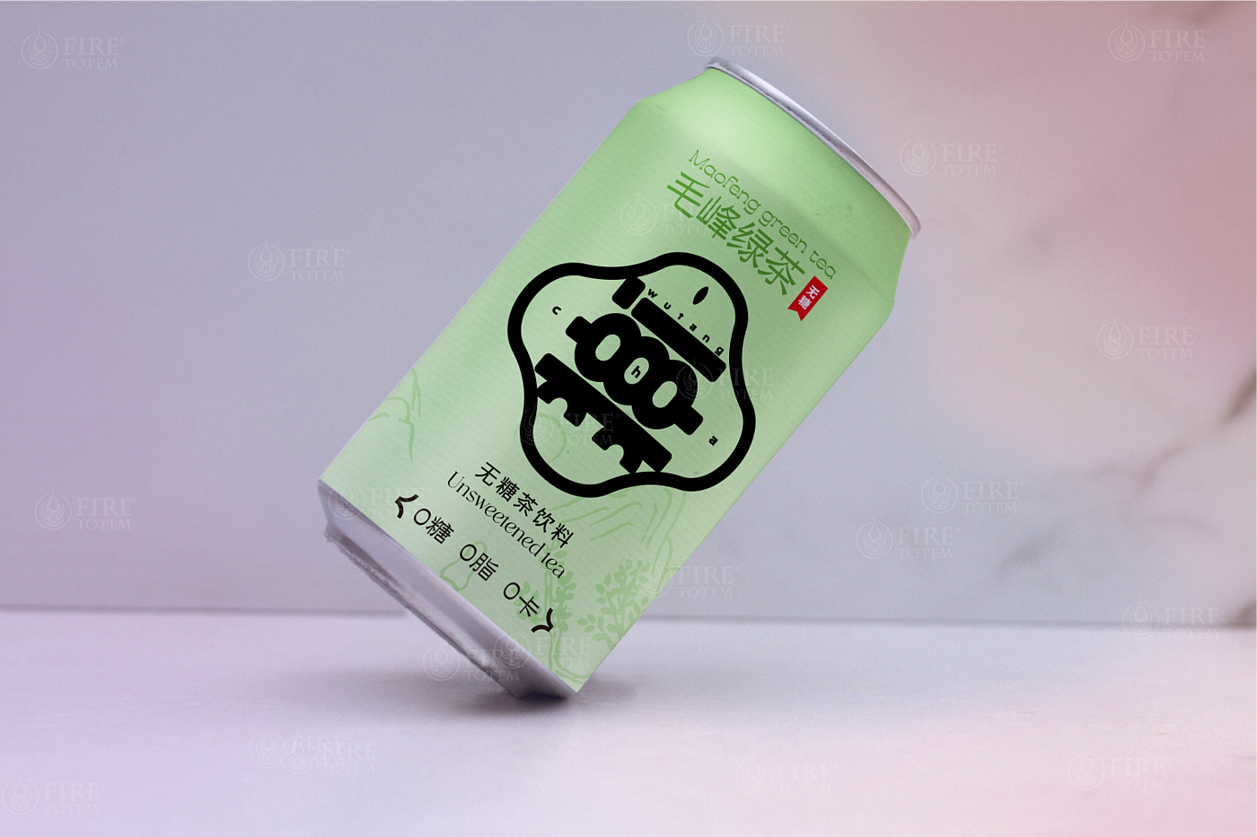 Sugar-free Tea Packaging Design，Hefei is fruiting，Guo Kun's personal works，Tea packaging design，Canned Sugar Free Tea Design，Product design，Sugar-free tea packaging case design，Sugar-free Tea Brand Design，