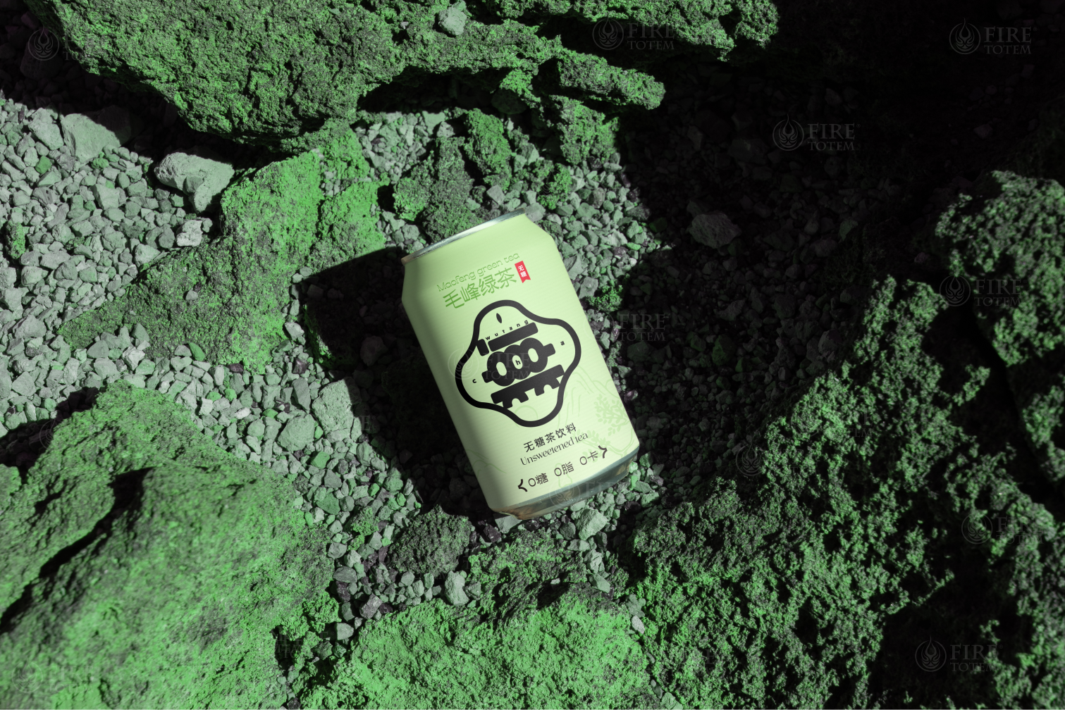 Sugar-free Tea Packaging Design，Hefei is fruiting，Guo Kun's personal works，Tea packaging design，Canned Sugar Free Tea Design，Product design，Sugar-free tea packaging case design，Sugar-free Tea Brand Design，