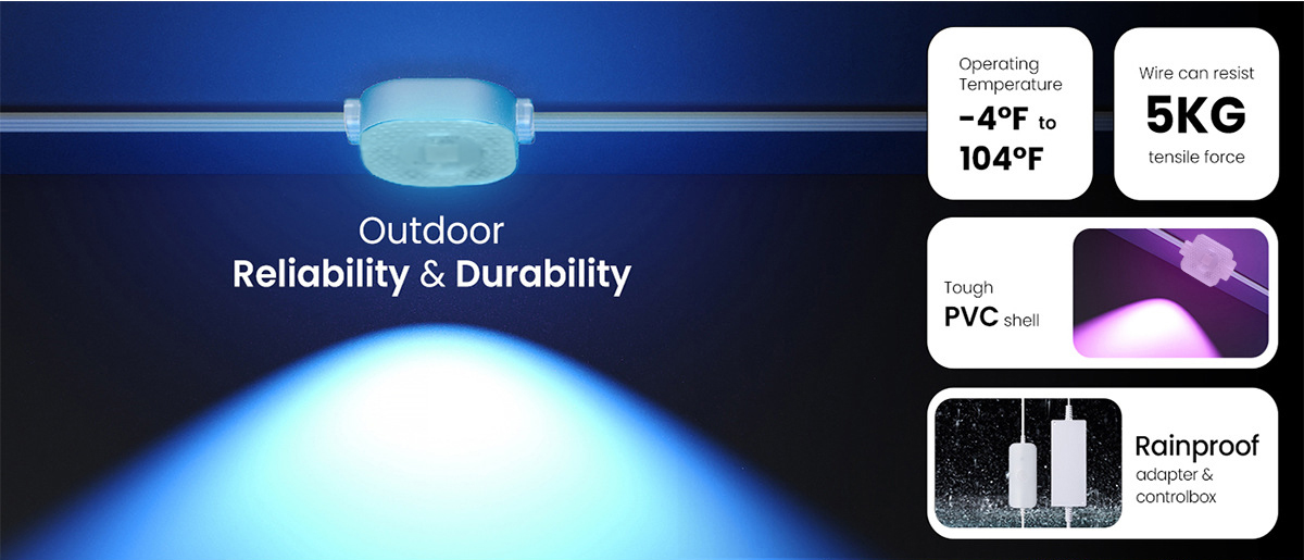 Eaves lamp，Mirage，Lamp string，IP67 waterproof，