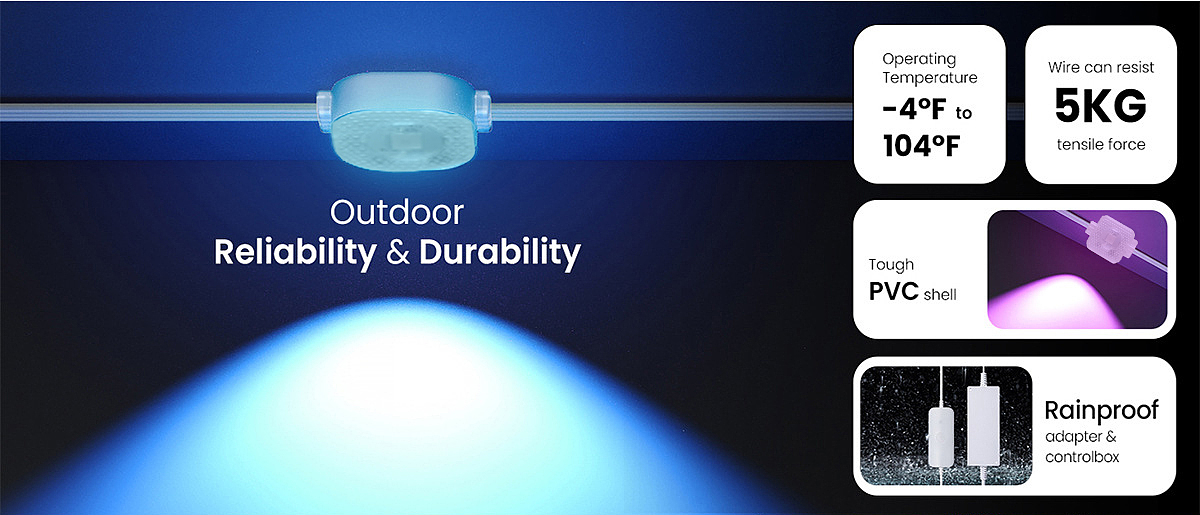 Eaves lamp，Mirage，Lamp string，IP67 waterproof，