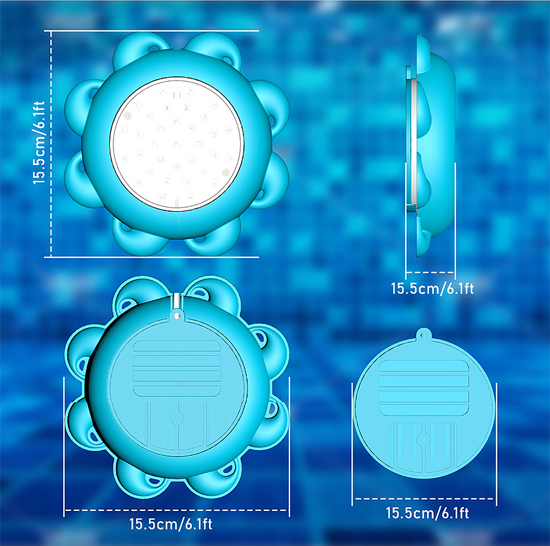Swimming pool lamp，Octopus shape，DIY lighting effects，IP68 waterproof，