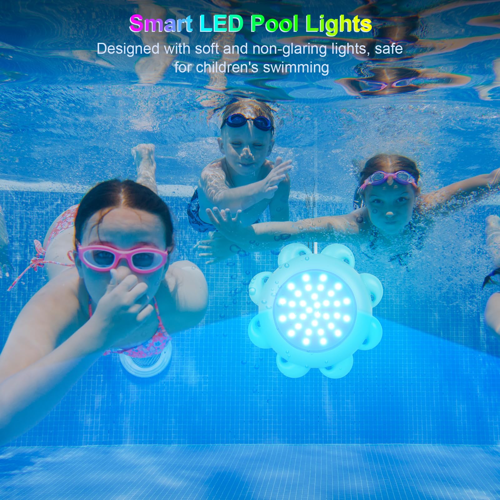 Swimming pool lamp，Octopus shape，DIY lighting effects，IP68 waterproof，
