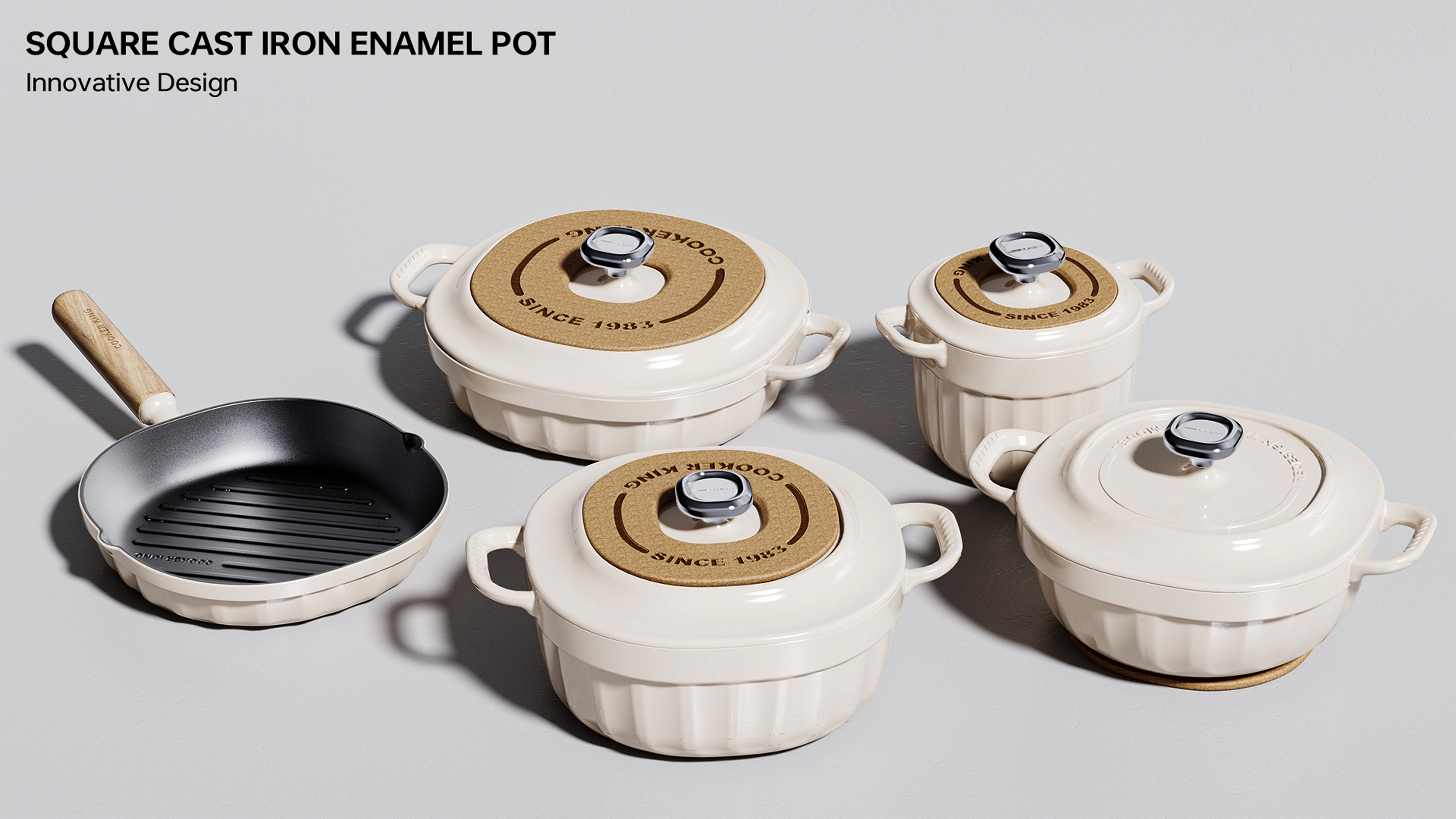 cookware，product design，Cooking King，