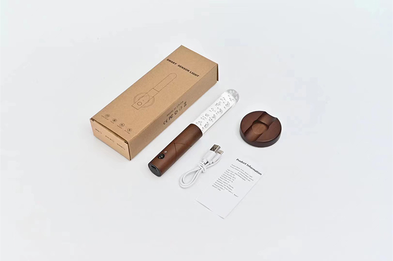 Night light，Atmosphere lamp，LED wooden stick lamp，stepless dimming，