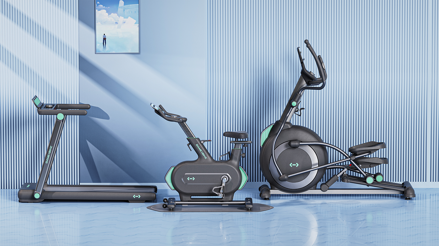 动感单车，健身器械，跑步机，健身器材，