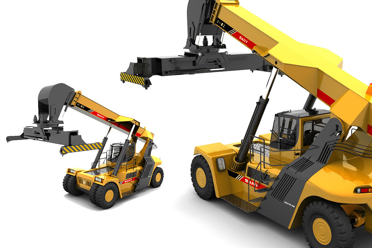 industrial design，product design，Heavy industry machinery，excavating machinery，Forklift，Crane，