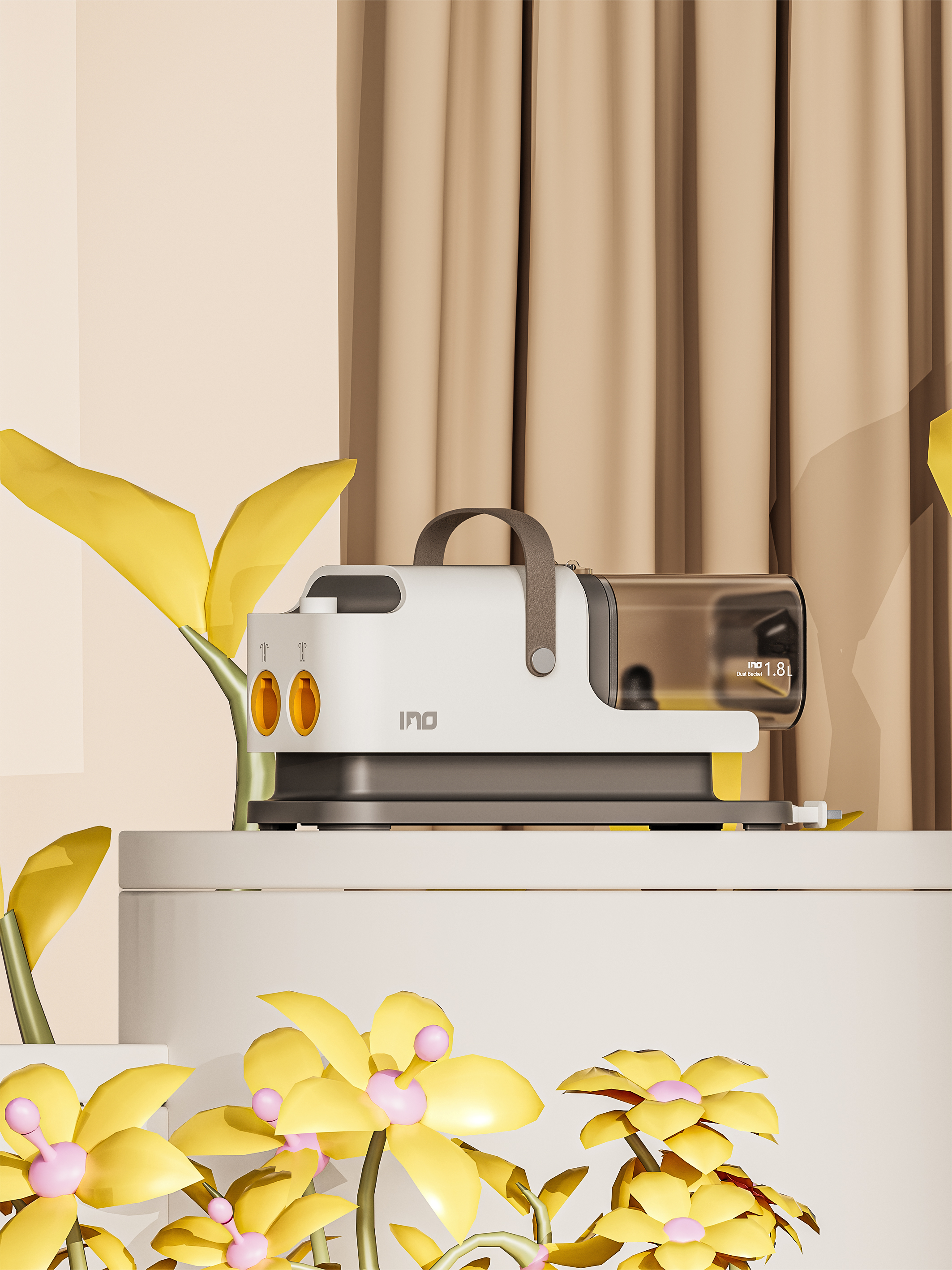 pet care machine，Integrated washing and blowing，Pets，Suction wool，Appearance design，Structural design，