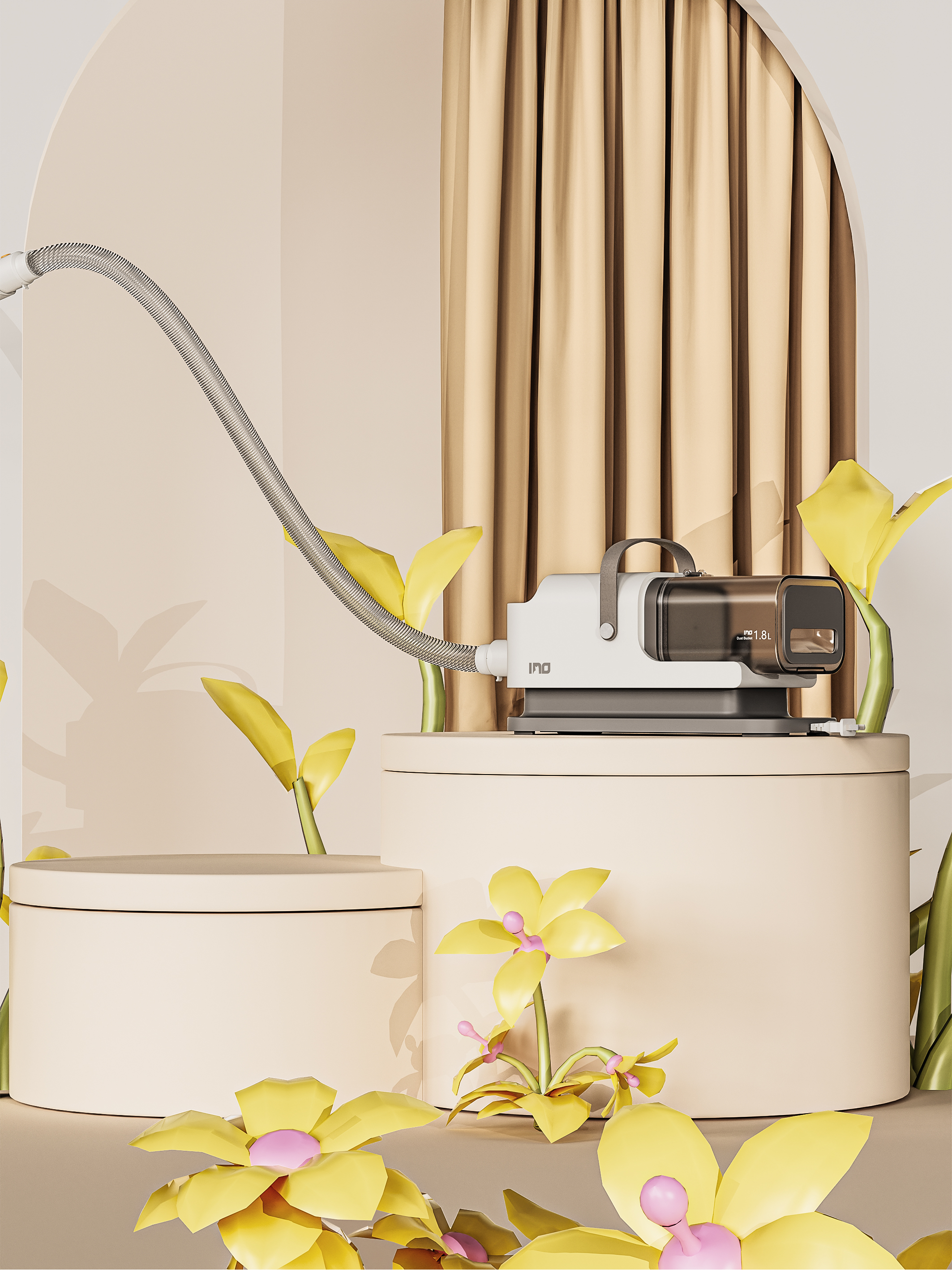 pet care machine，Integrated washing and blowing，Pets，Suction wool，Appearance design，Structural design，