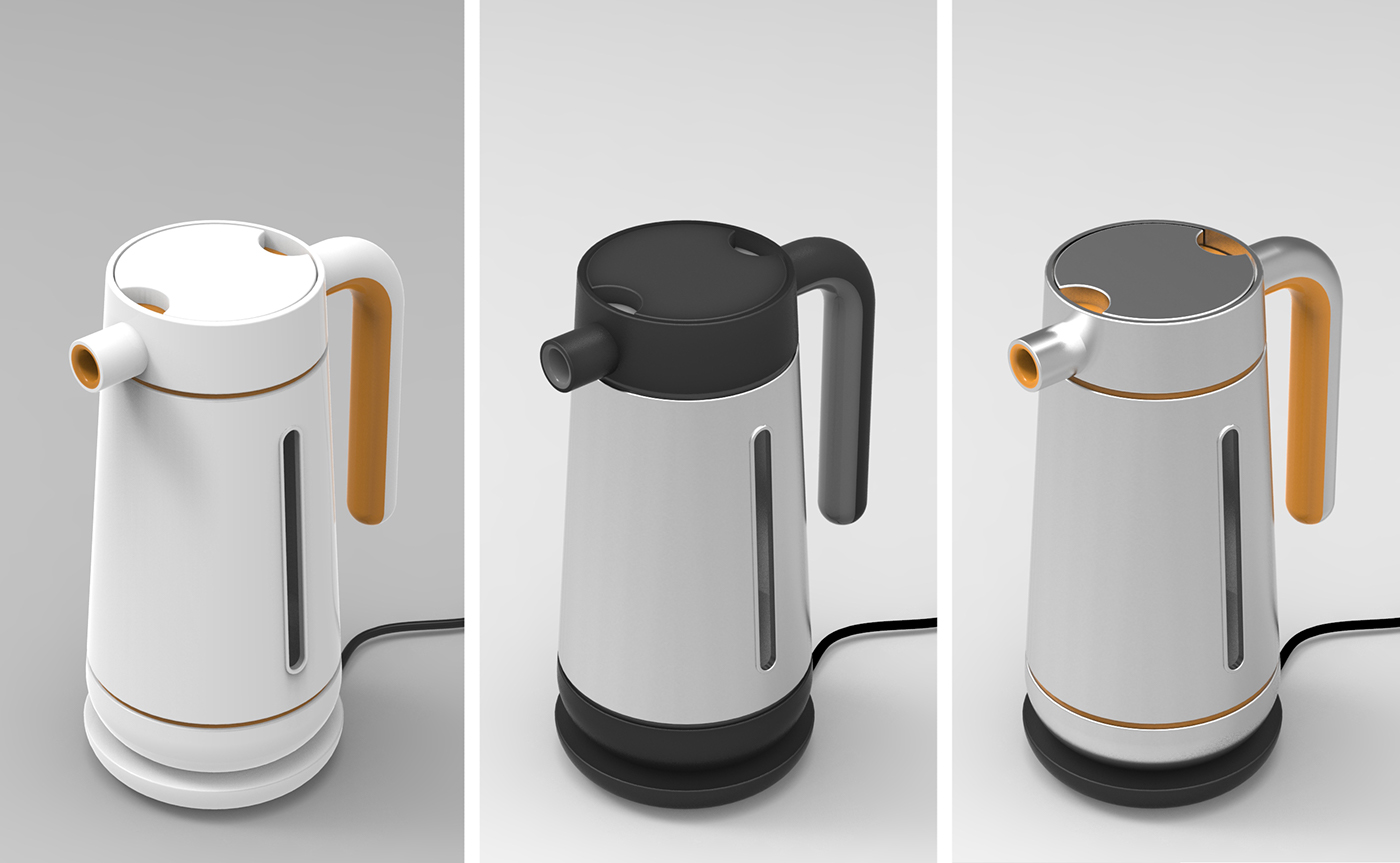 Electric Kettle，Electric kettle，Industrial Aesthetics，