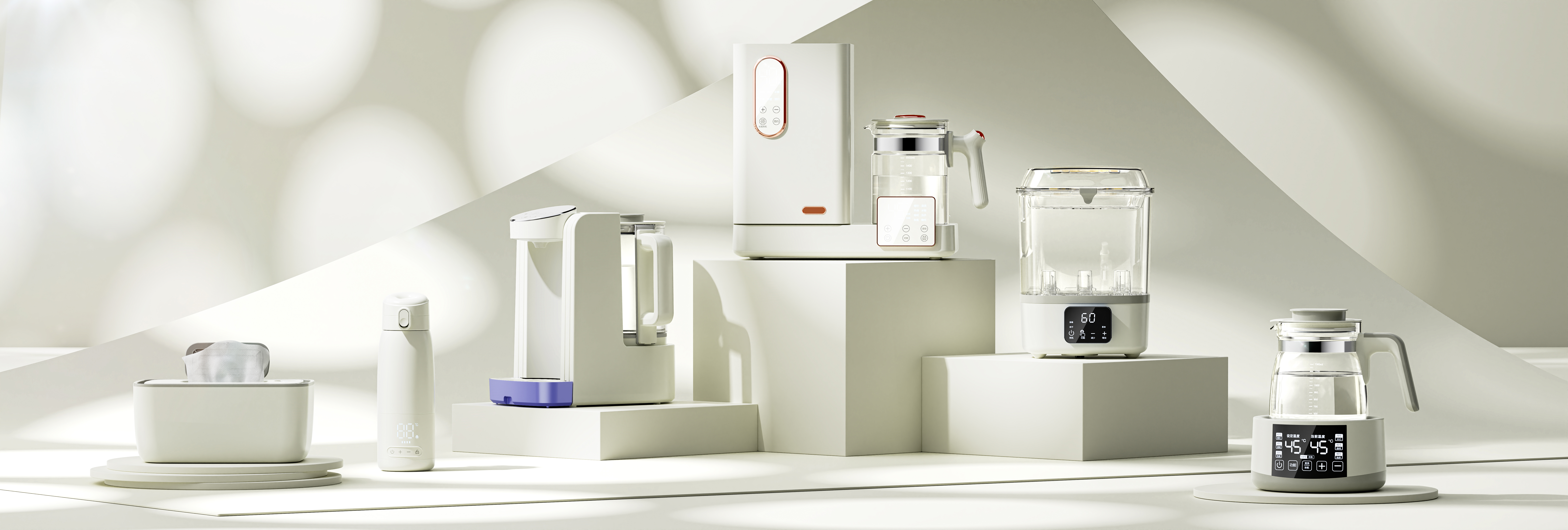 Product rendering，Rhinoceros modeling，Scene rendering，Keyshot rendering，E-commerce scene，Kitchenware，Maternal and infant products，Water cup，