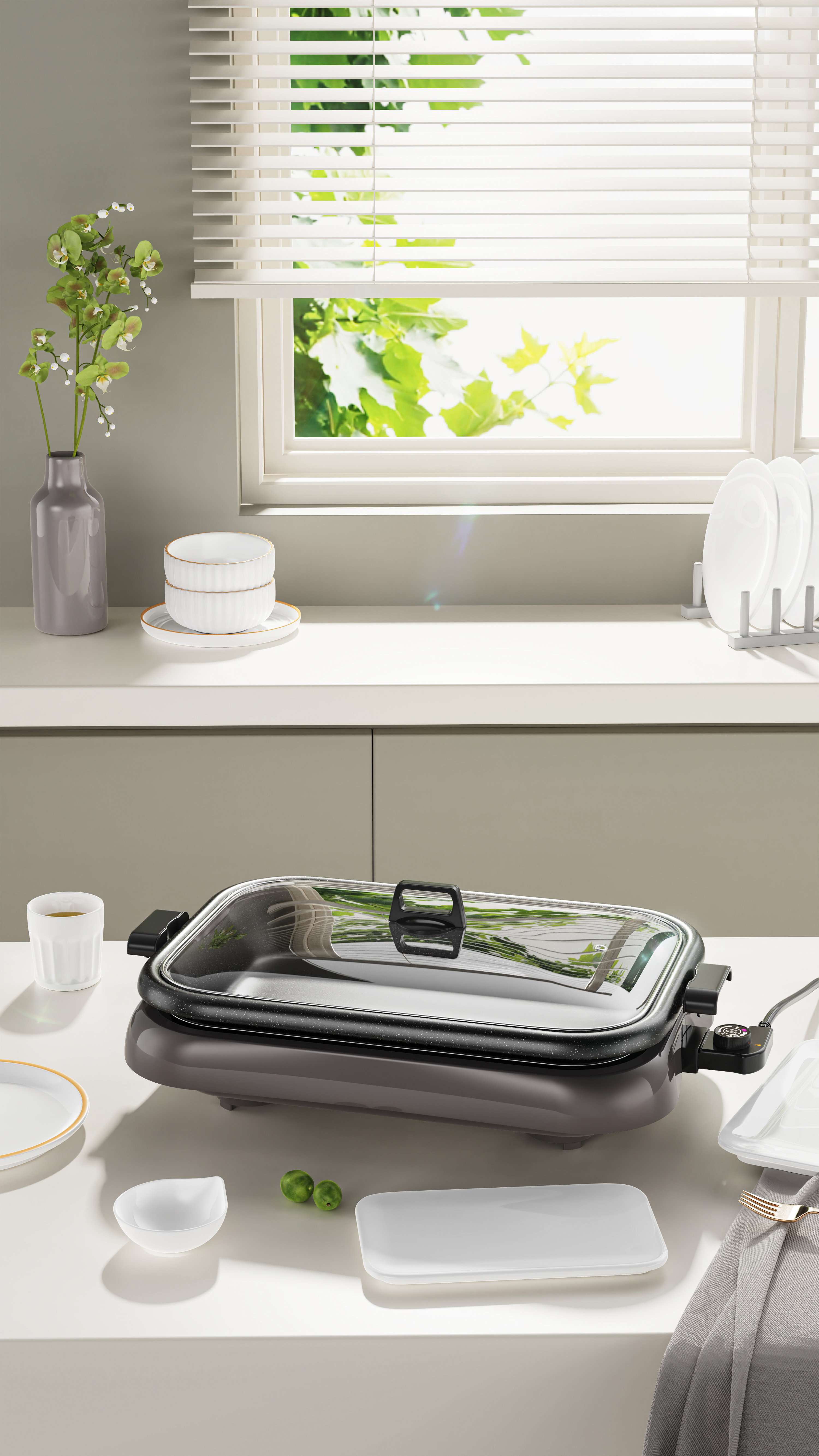 Keyshot rendering，Kitchenware，Product rendering，glass，