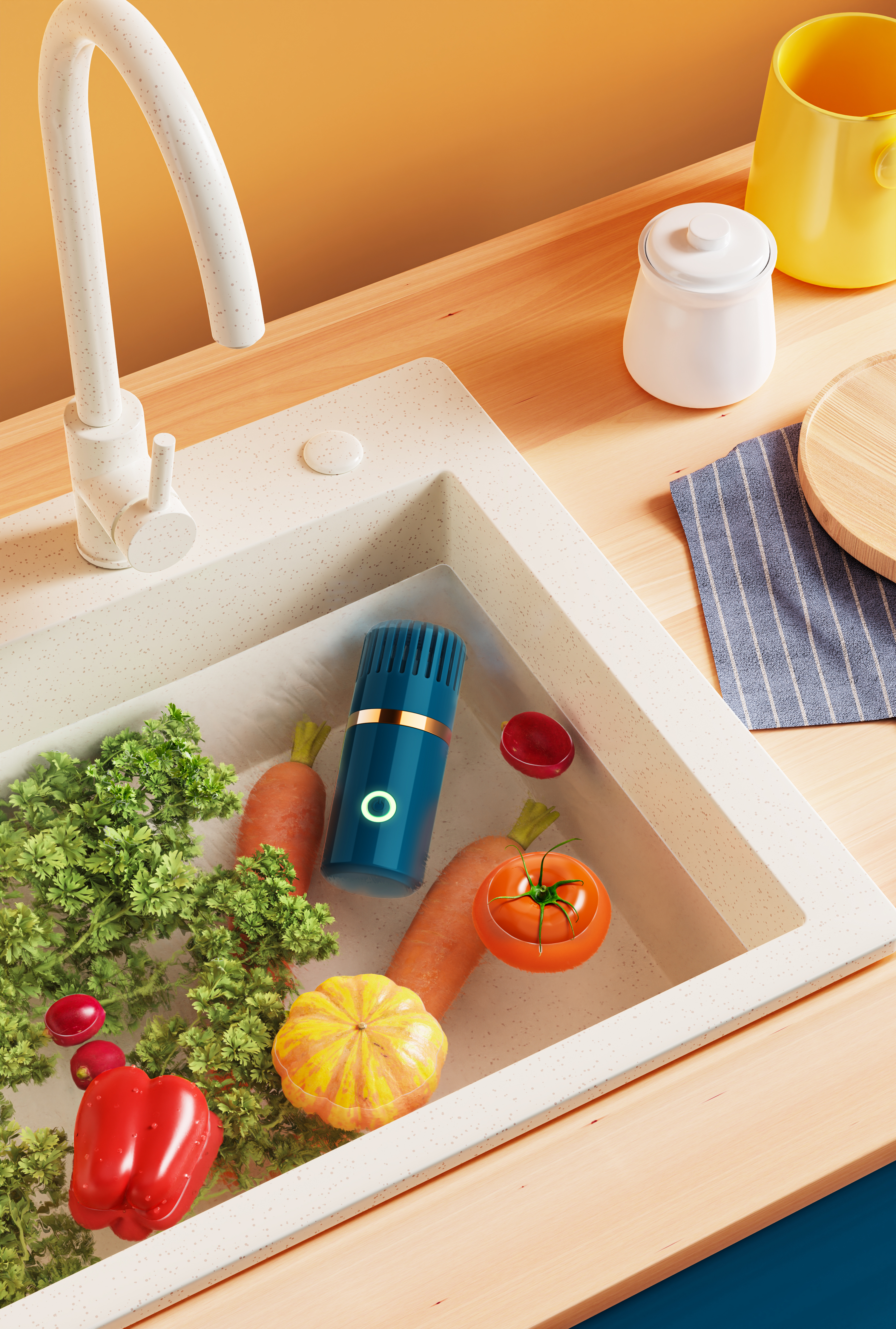 Keyshot rendering，Kitchenware，Product rendering，glass，