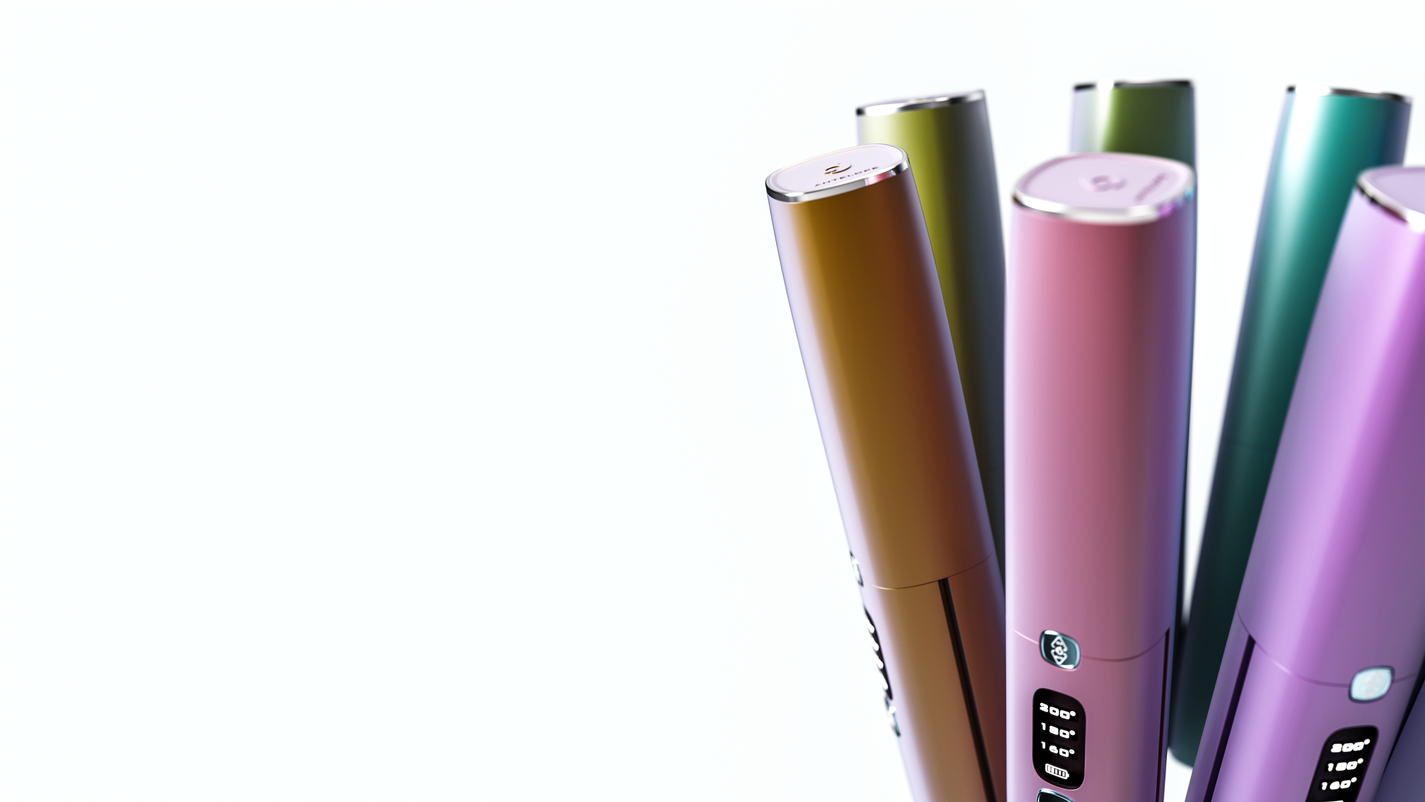 Straight hair stick，Simplicity，Metallic paint，electroplate，small home appliances，