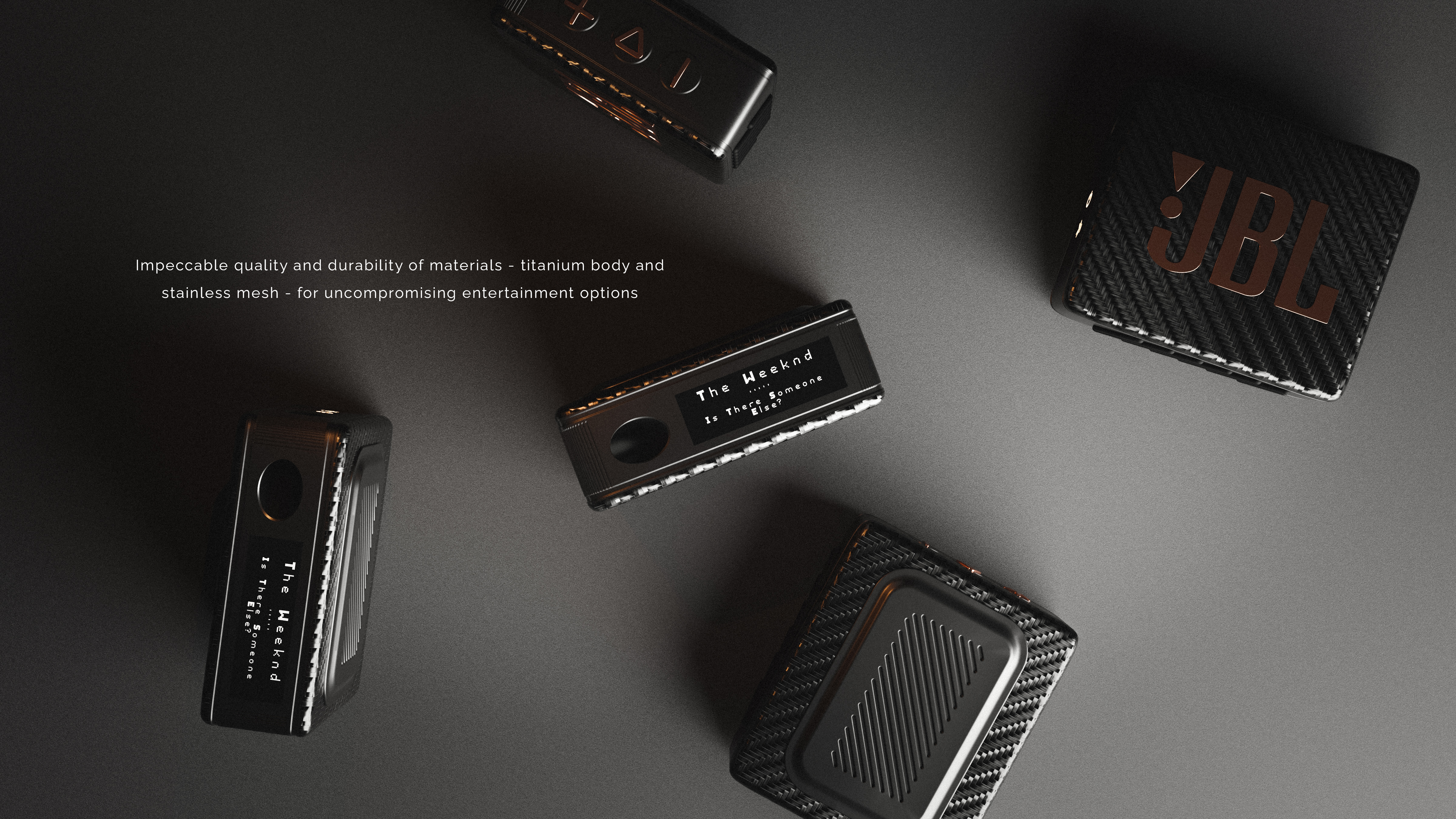 multi-function，design，jbl，3D modeling，