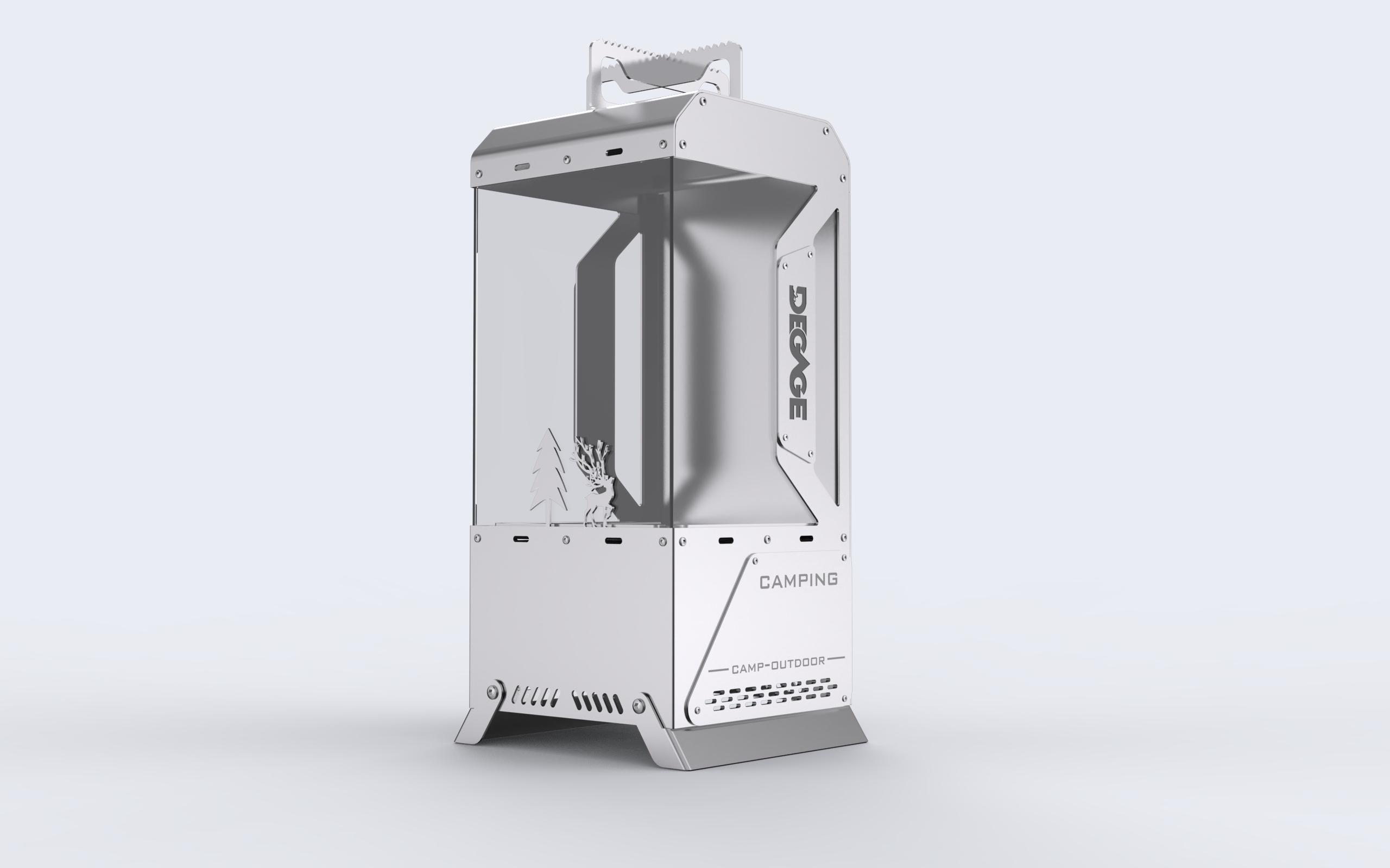 Outdoor viewing stove，Camping picnic，camping，