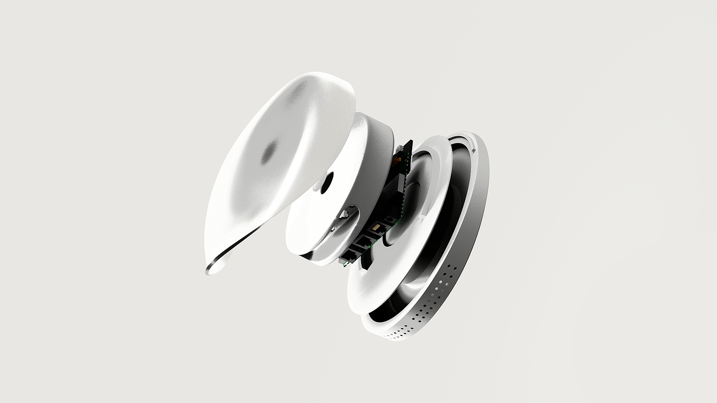 product design，Router 路由器，Transparent，rendering，