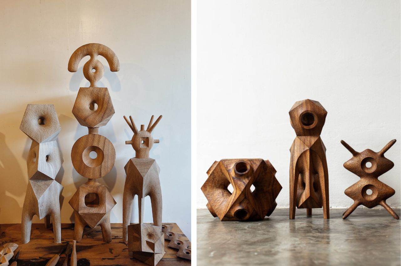 Sculpture，Design，Art，geometric pattern，