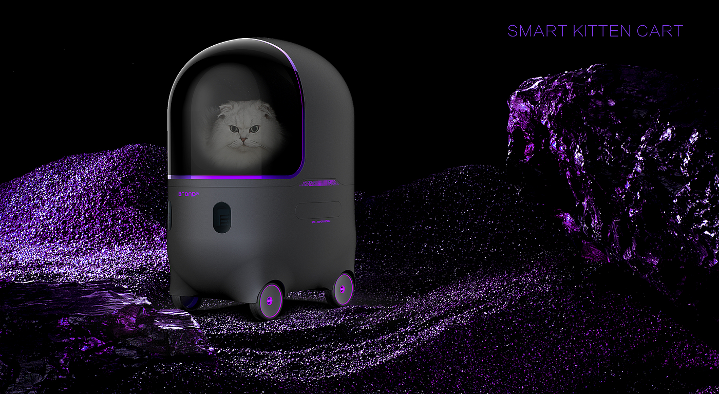 Pet cart，Pet travel，Pet products design，Intelligent cart，Cat Cart，Pet trolley case，garden cart，Intellectualization，