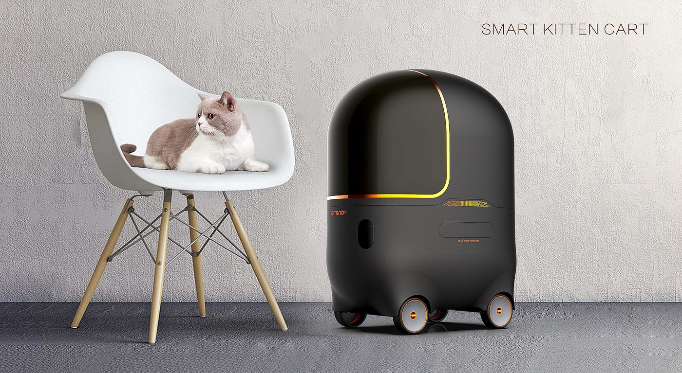 Pet cart，Pet travel，Pet products design，Intelligent cart，Cat Cart，Pet trolley case，garden cart，Intellectualization，