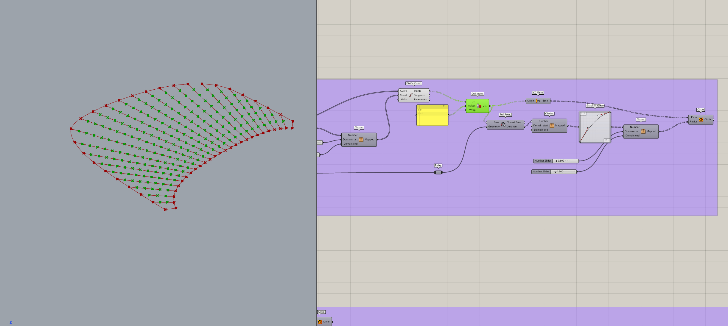 Procreate，grasshopper，
