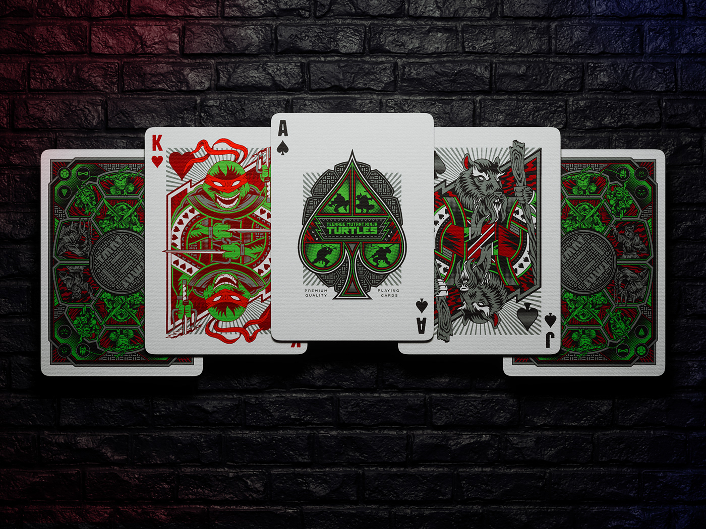 cgi，poker，card，originality，Teenage Mutant Ninja Turtles，