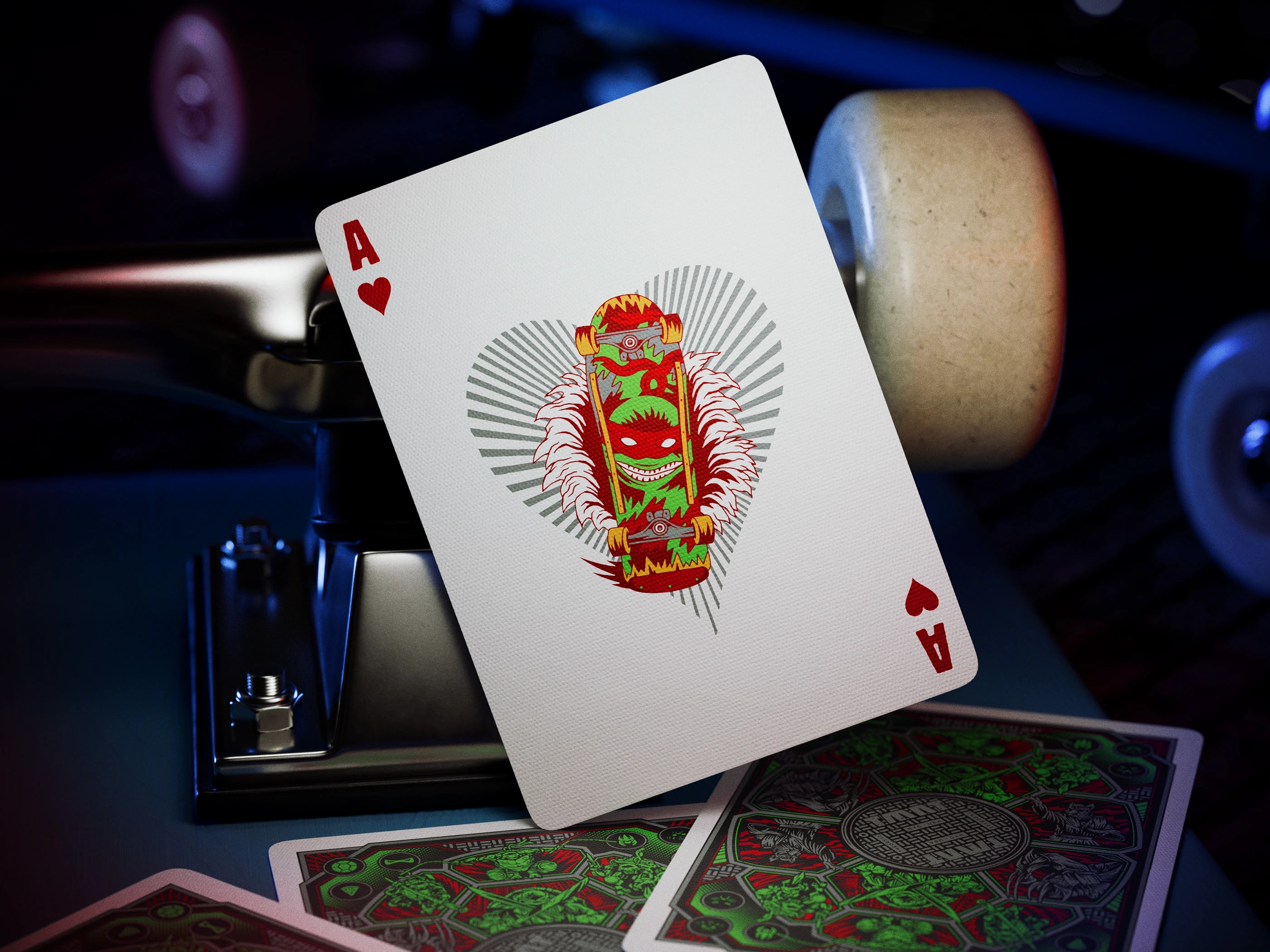 cgi，poker，card，originality，Teenage Mutant Ninja Turtles，