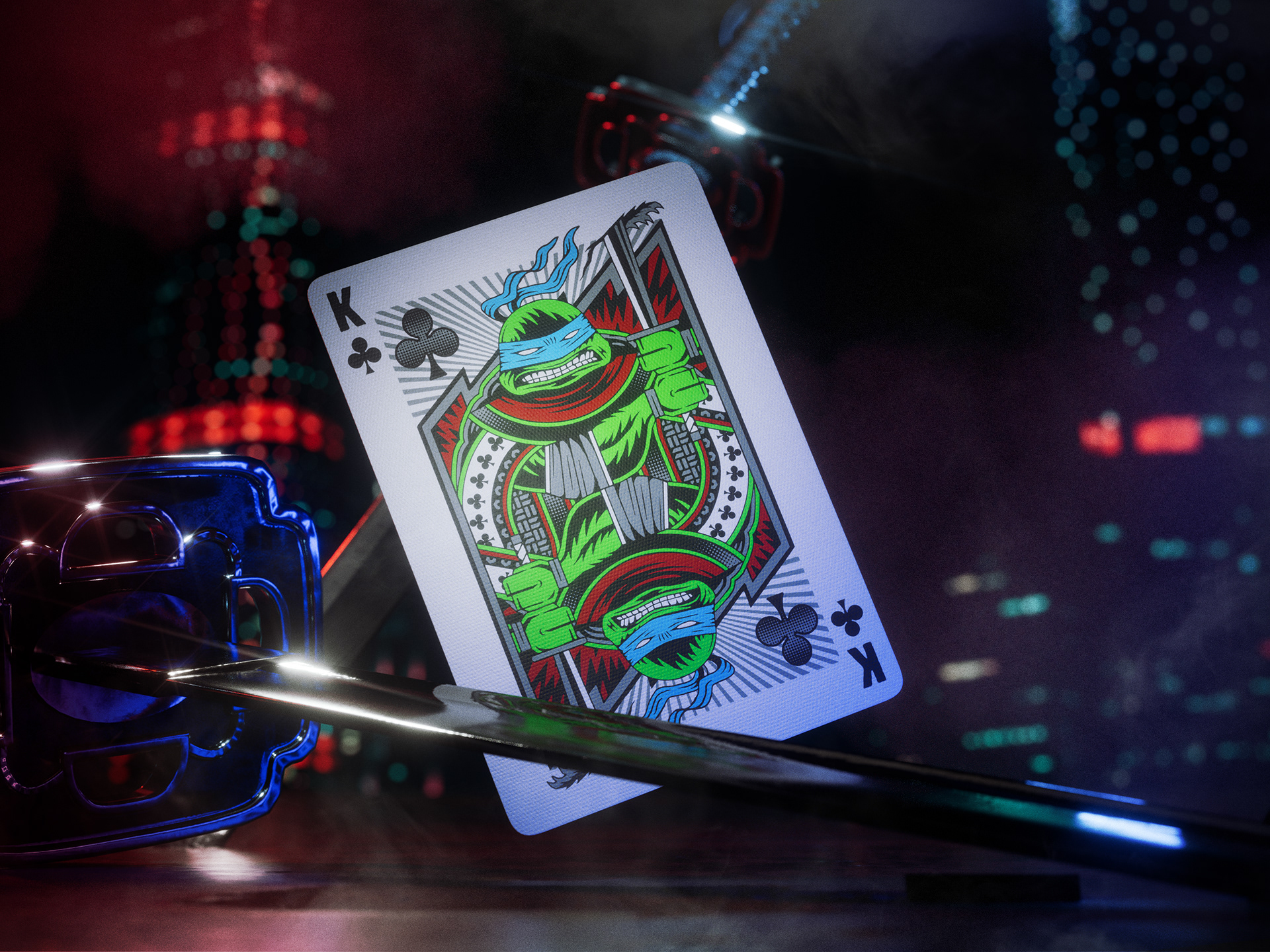 cgi，poker，card，originality，Teenage Mutant Ninja Turtles，