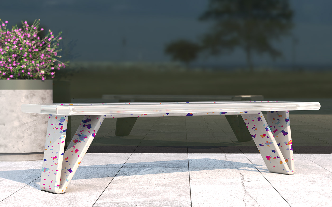 vivo，Outdoor furniture，furniture，bench，