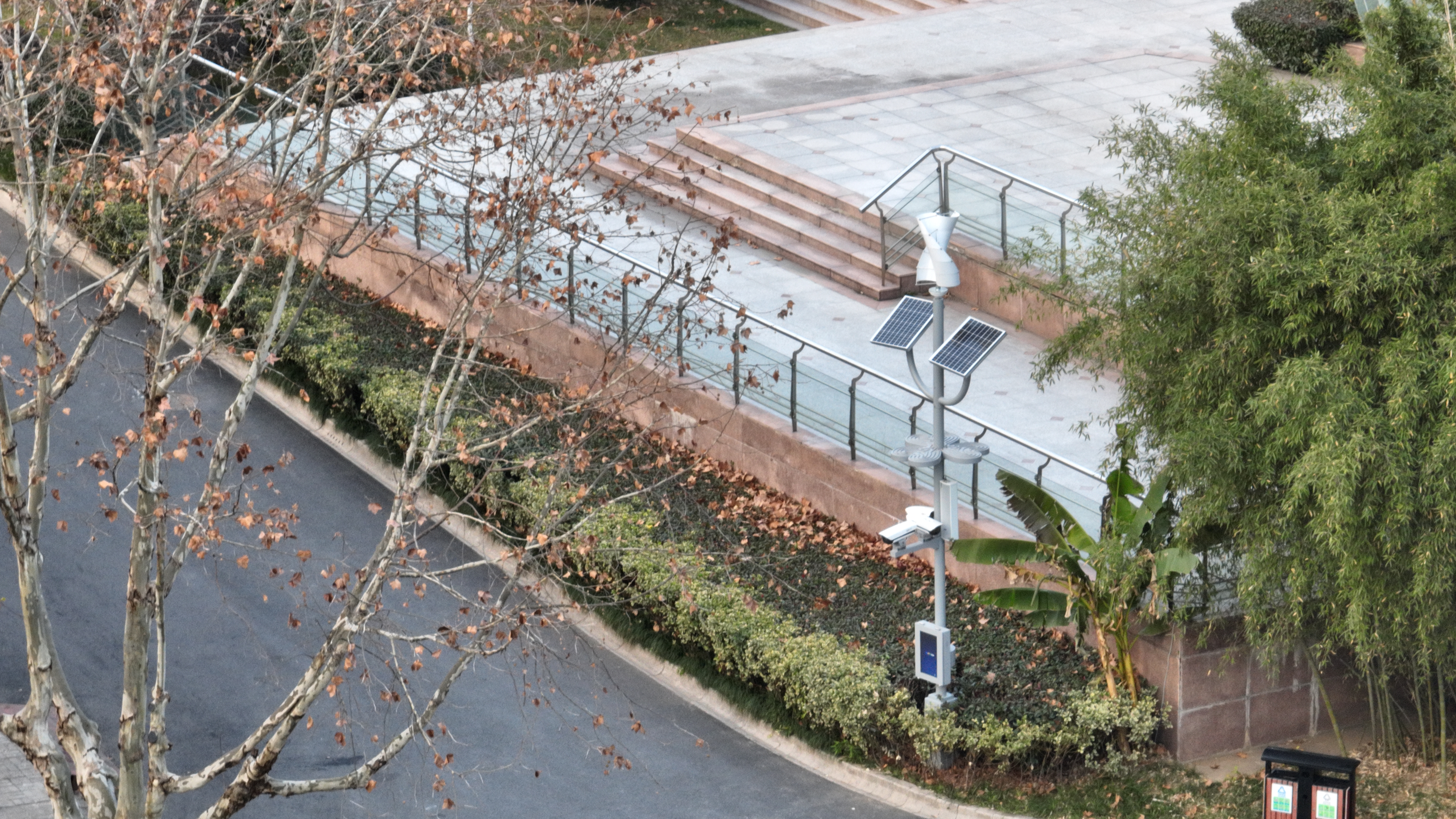 Street lamp design，Clover shape，