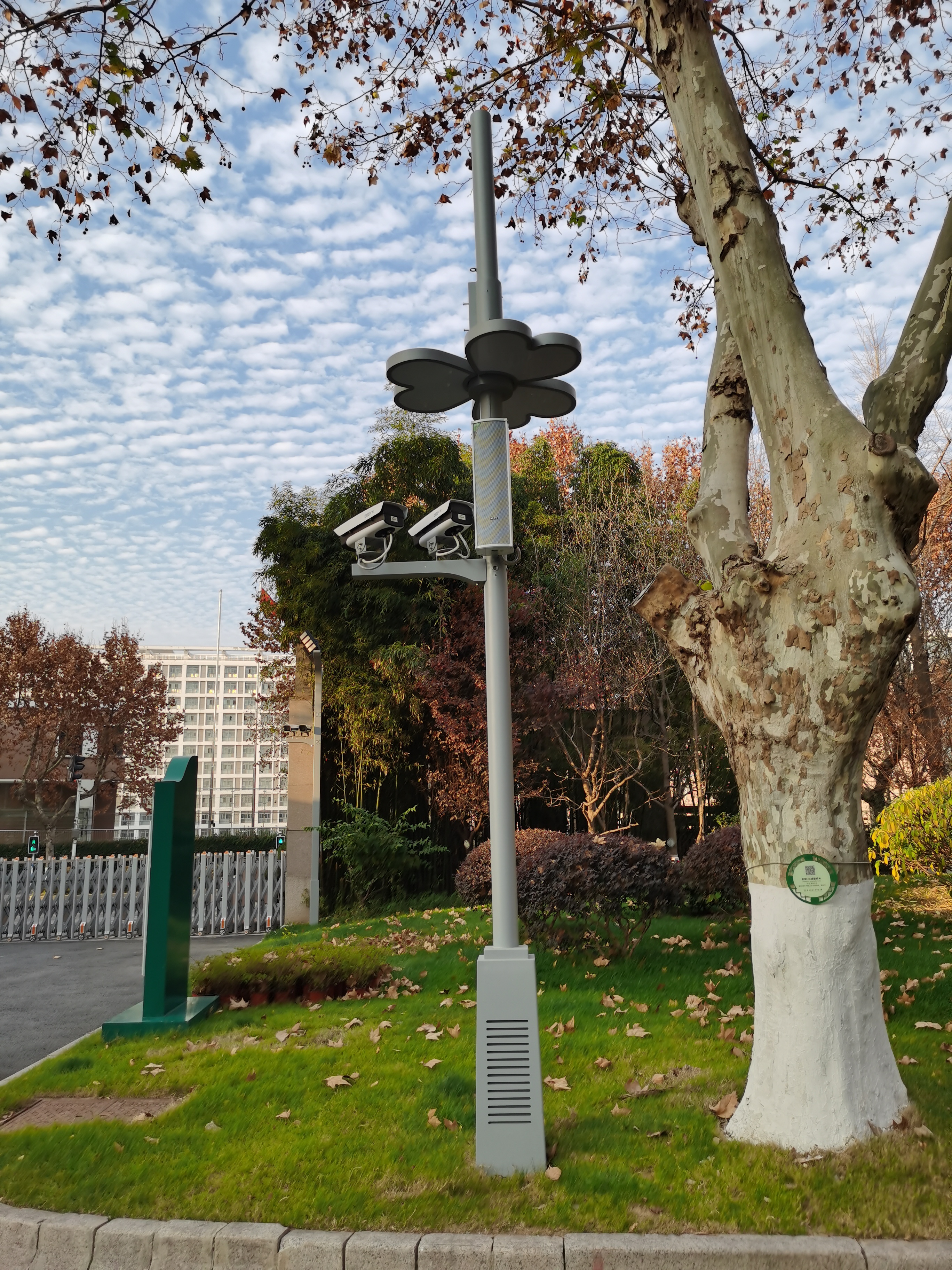 Street lamp design，Clover shape，