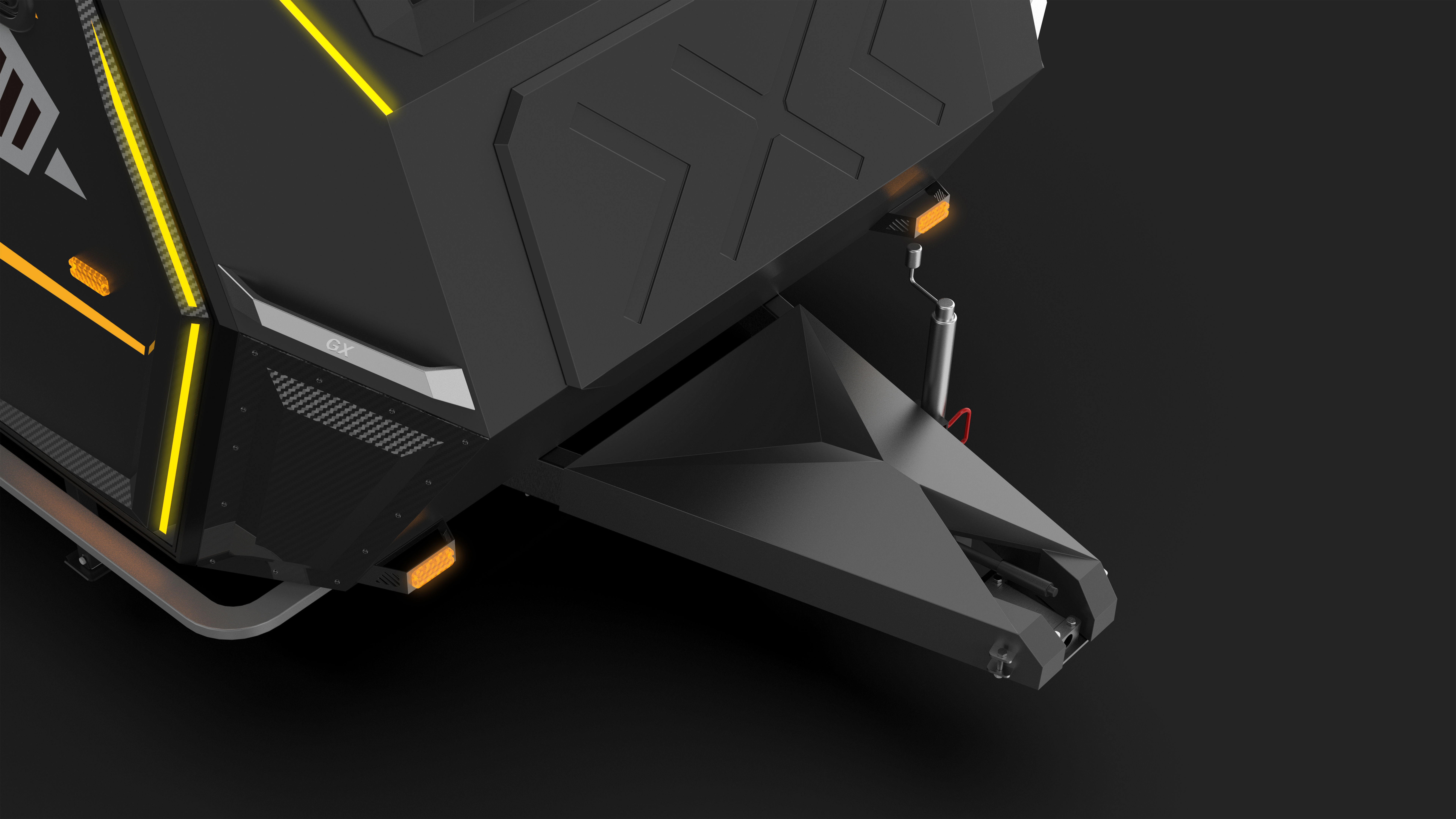 Touring car，Trailer RV，Touring vehicle，Mecha wind，