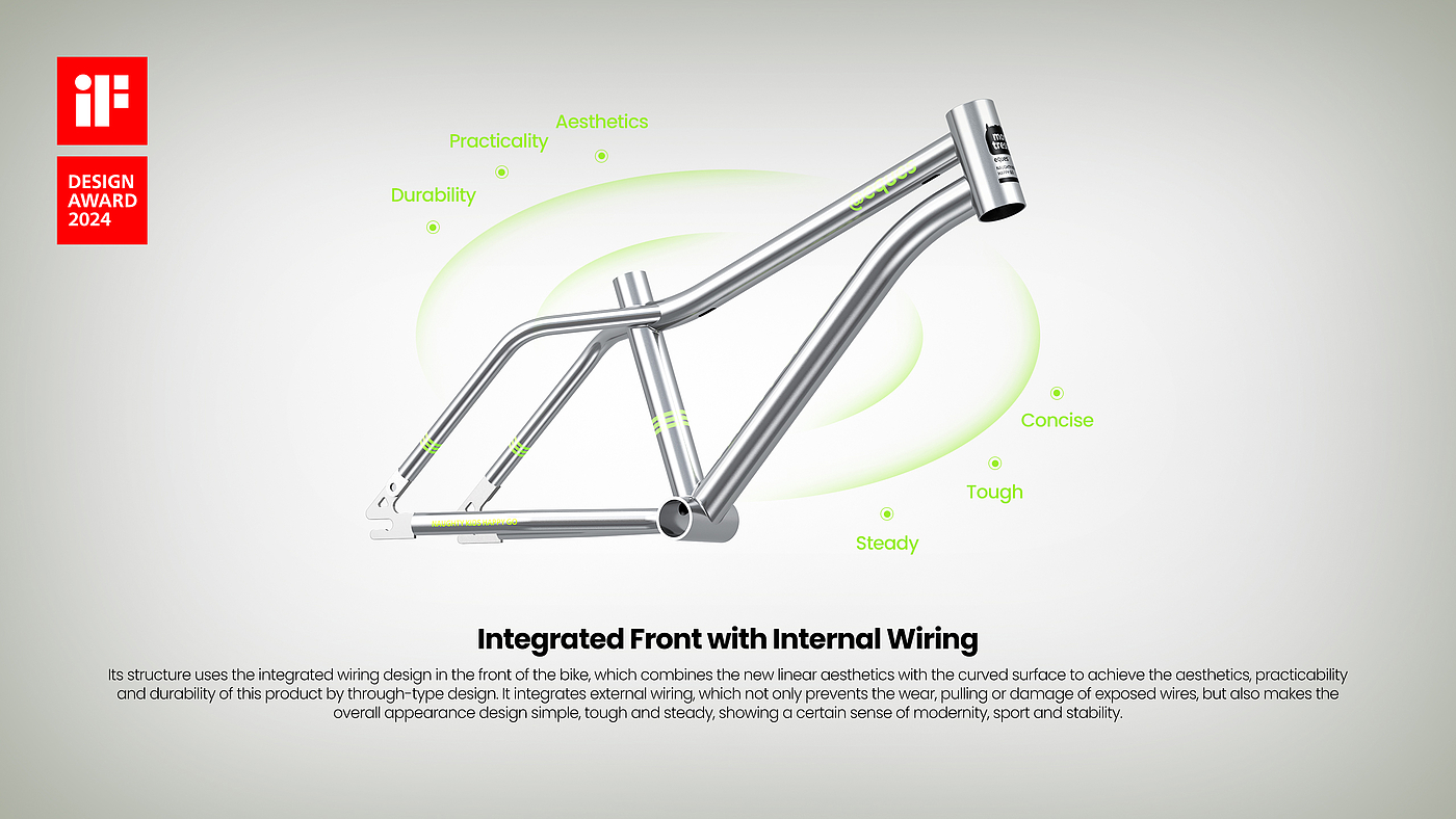 儿童自行车，产品设计，工业设计，萌兽，骑行工具，自行车，设计，2024年if设计奖，