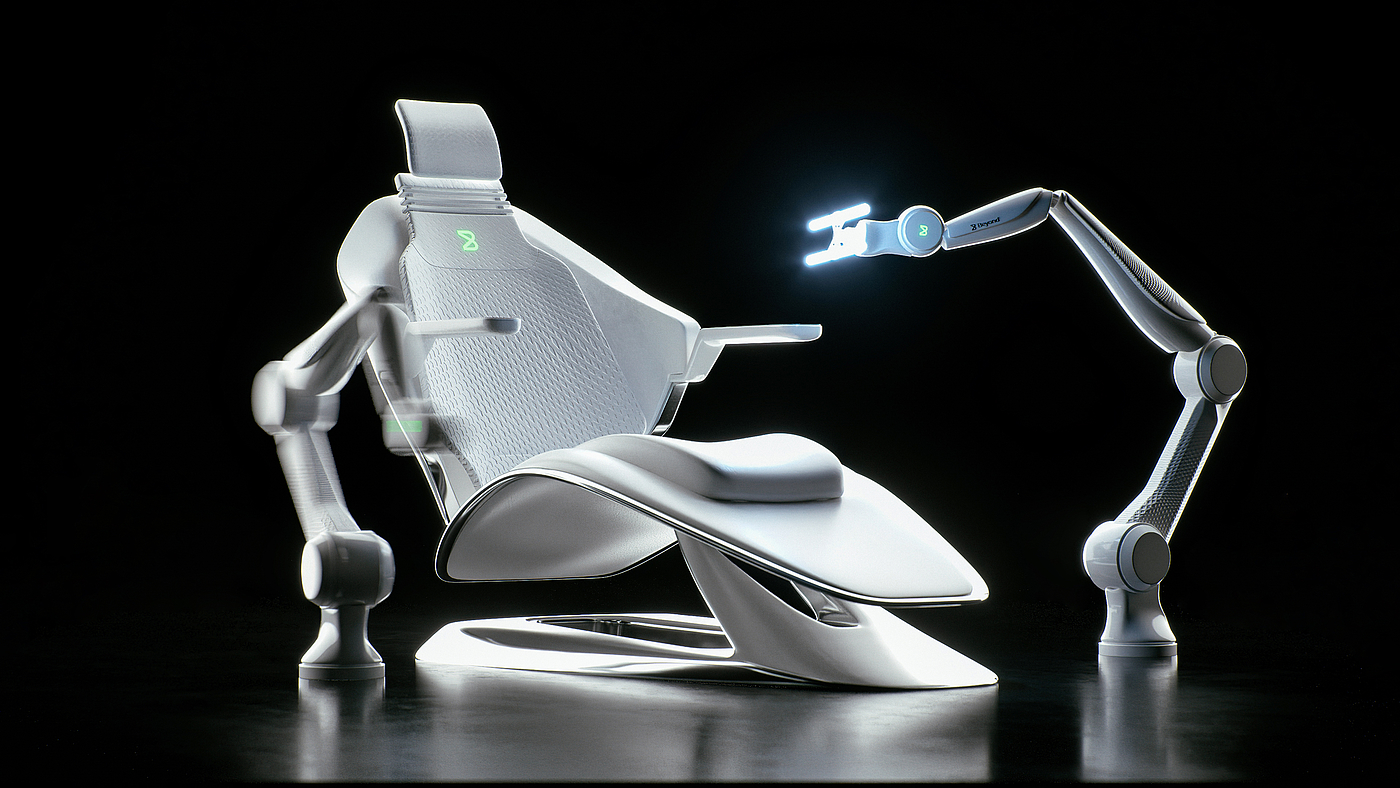 机器人，自动化，时尚，简约，现代感，智能，