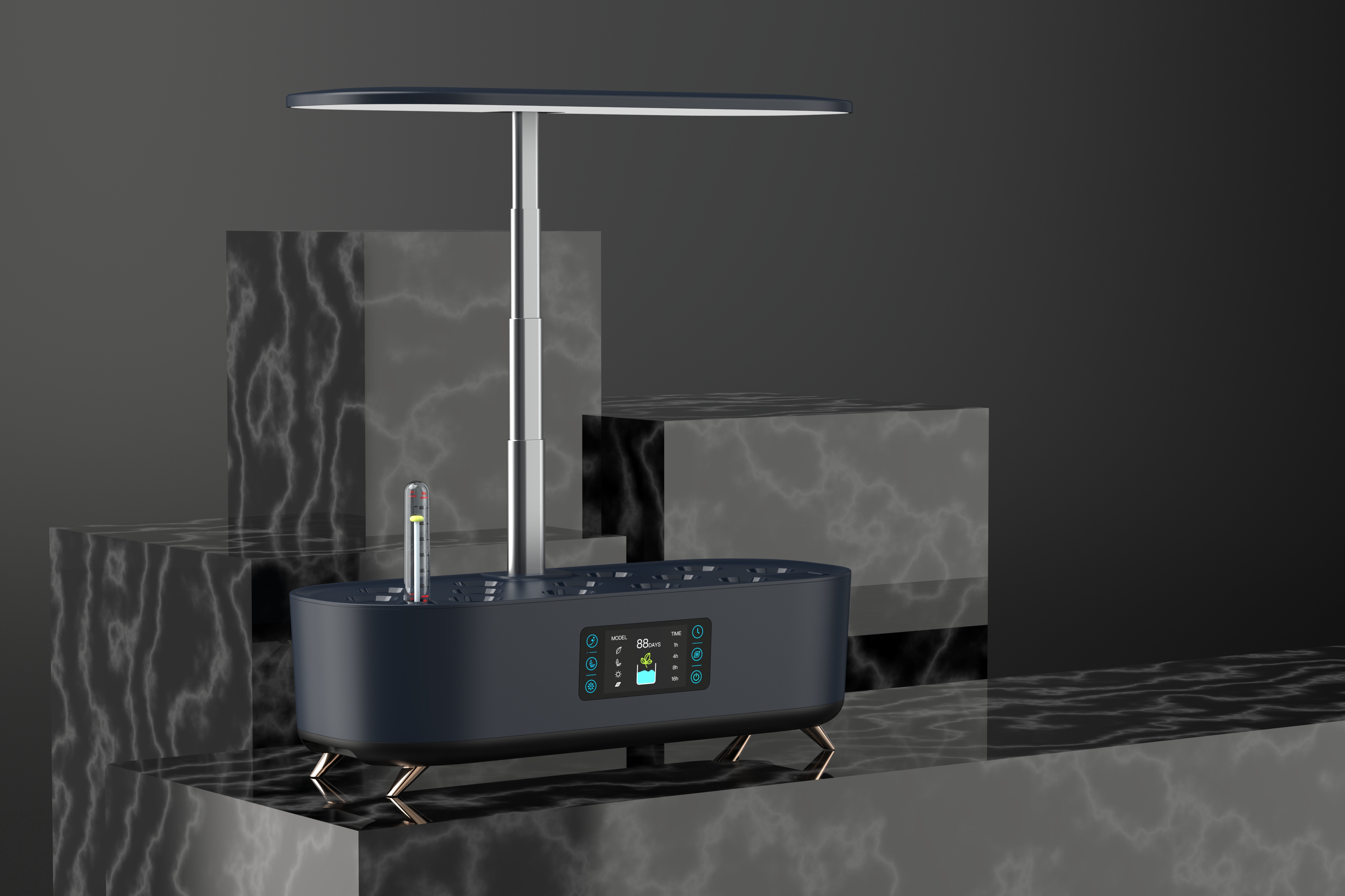 Plant planter，Petri dish，household electrical appliances，Plant lamp，ultraviolet rays，photosynthesis，Hydroponic culture，gardens，