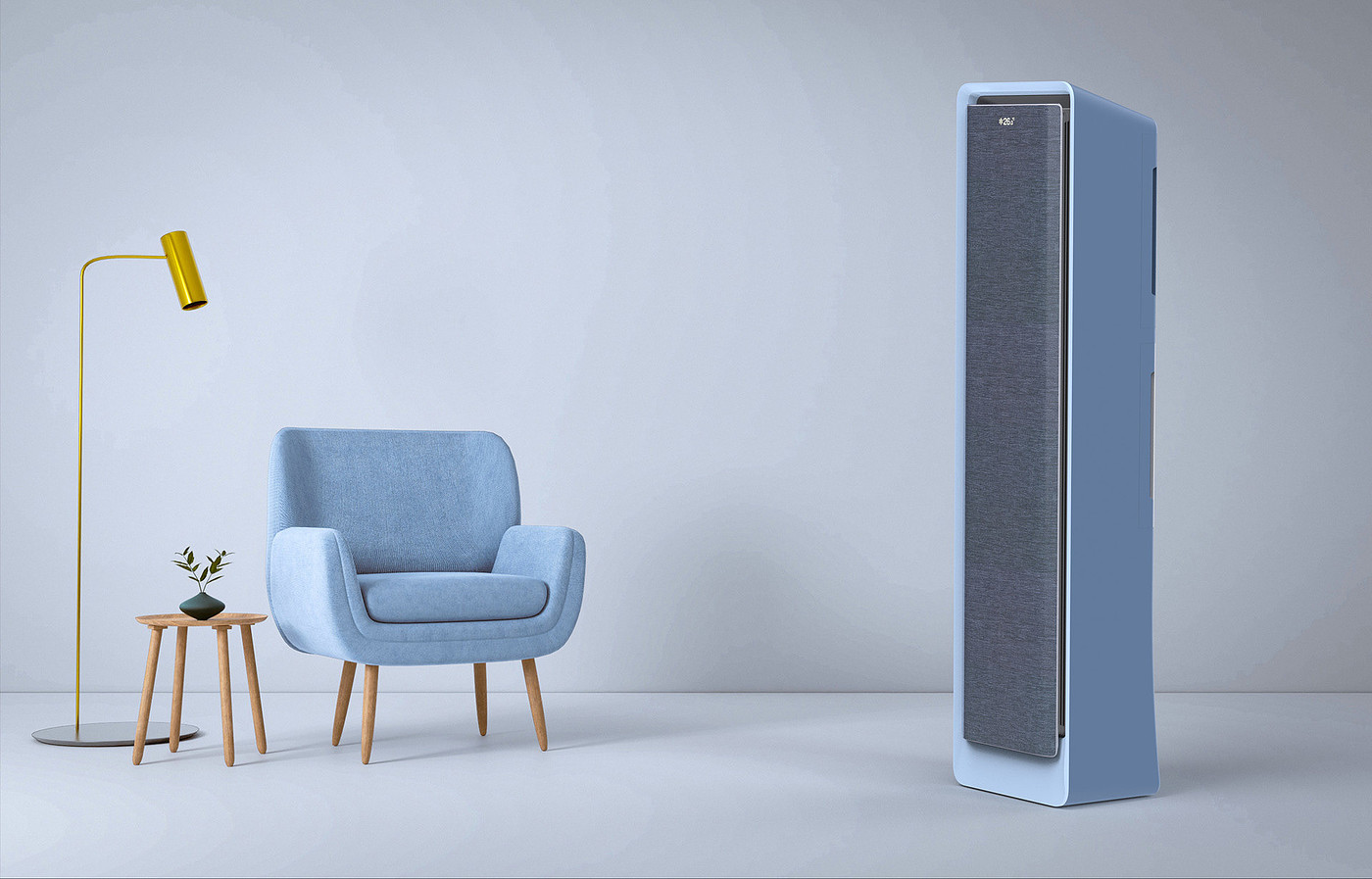 air conditioner，conceptual design，Large screen，