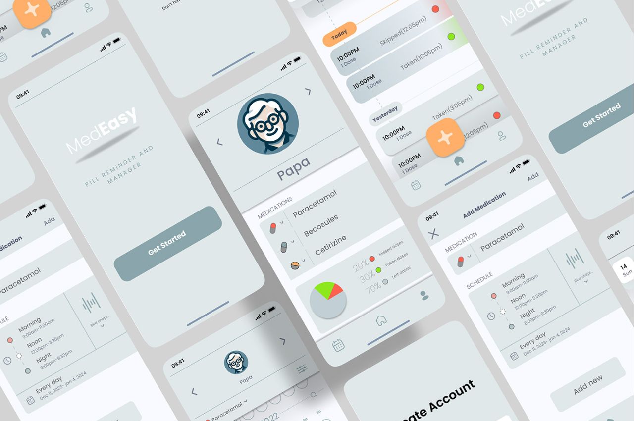 Medeasy，Medicine box，aged，product design，