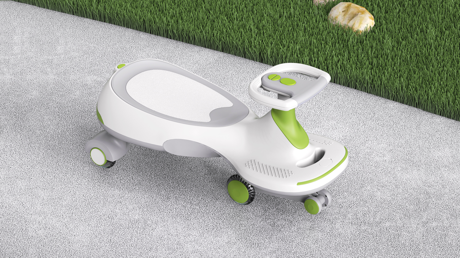 swing car，Stroller，Walker，Children's products，product design，industrial design，