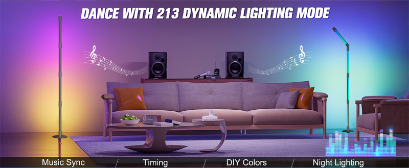 Floor lamp，Atmosphere lamp，Reading lamp，