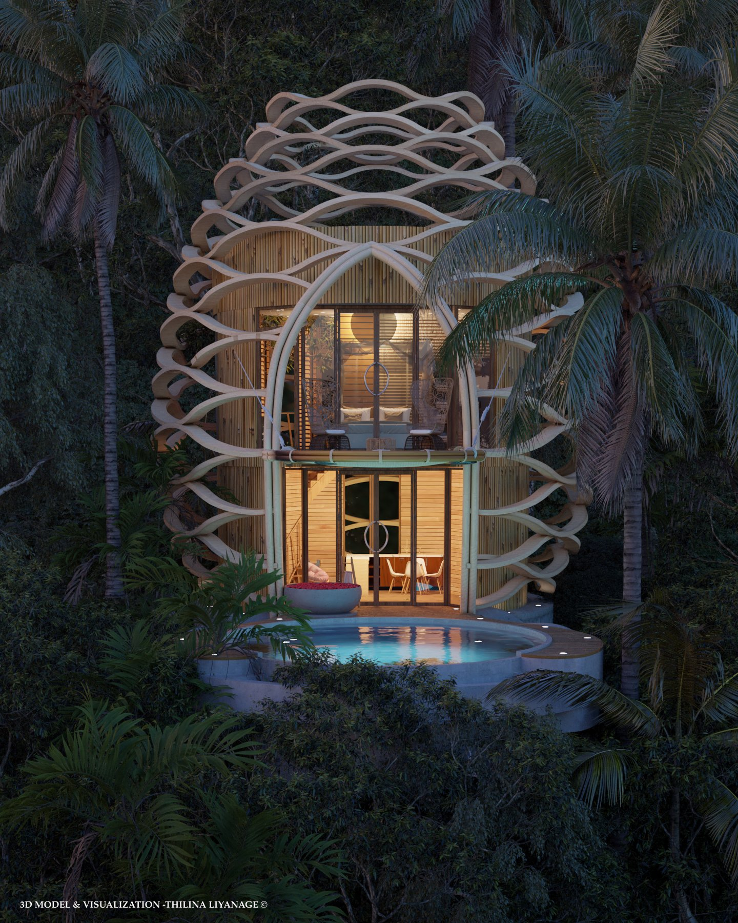 villa，Design，Bali，environment，