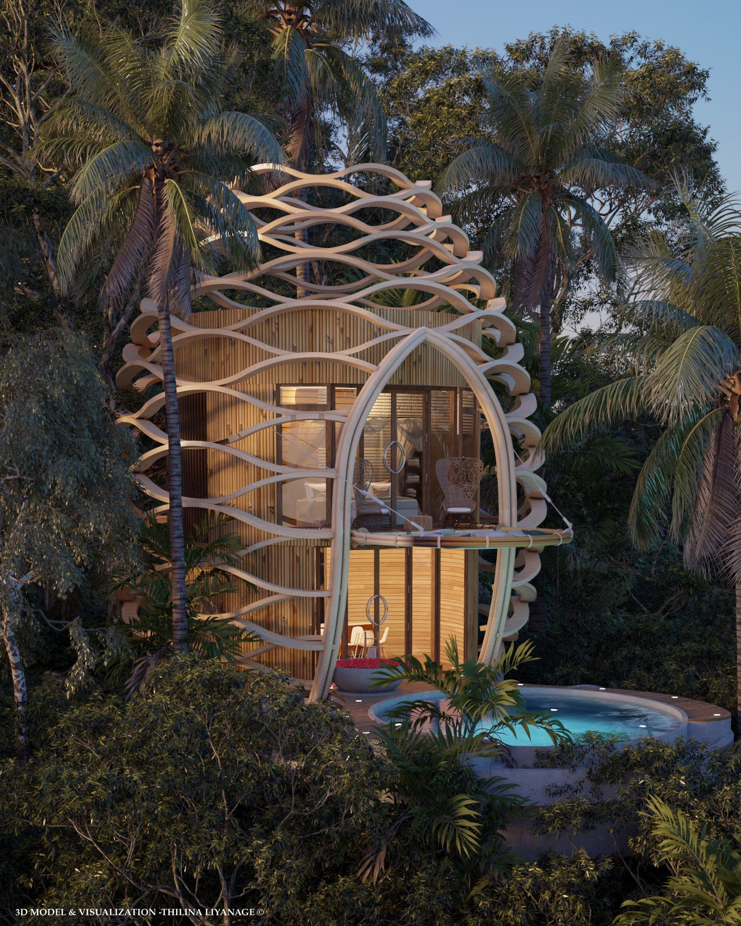 villa，Design，Bali，environment，