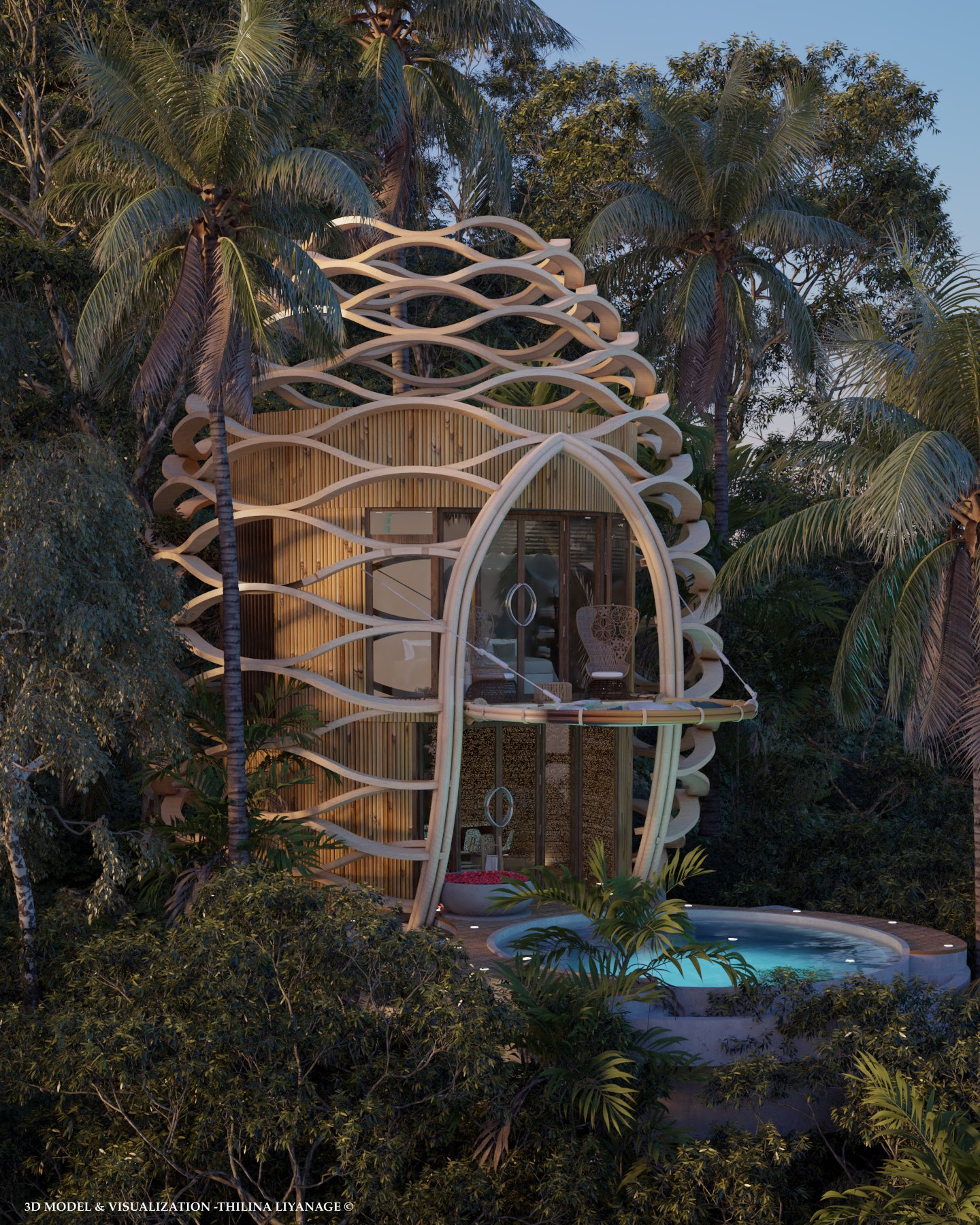 villa，Design，Bali，environment，