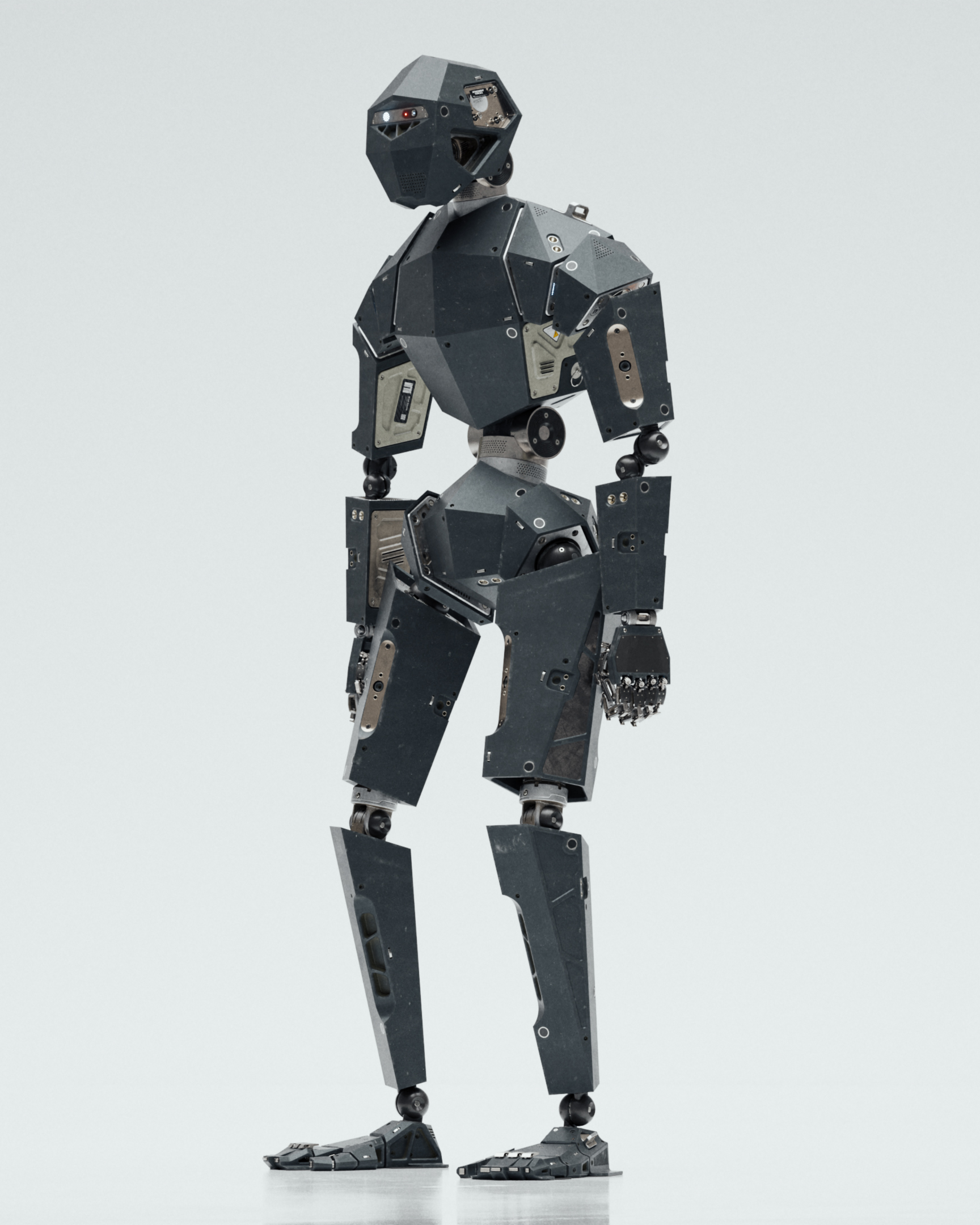 Blue Squire，steel，robot，ai，industrial design，