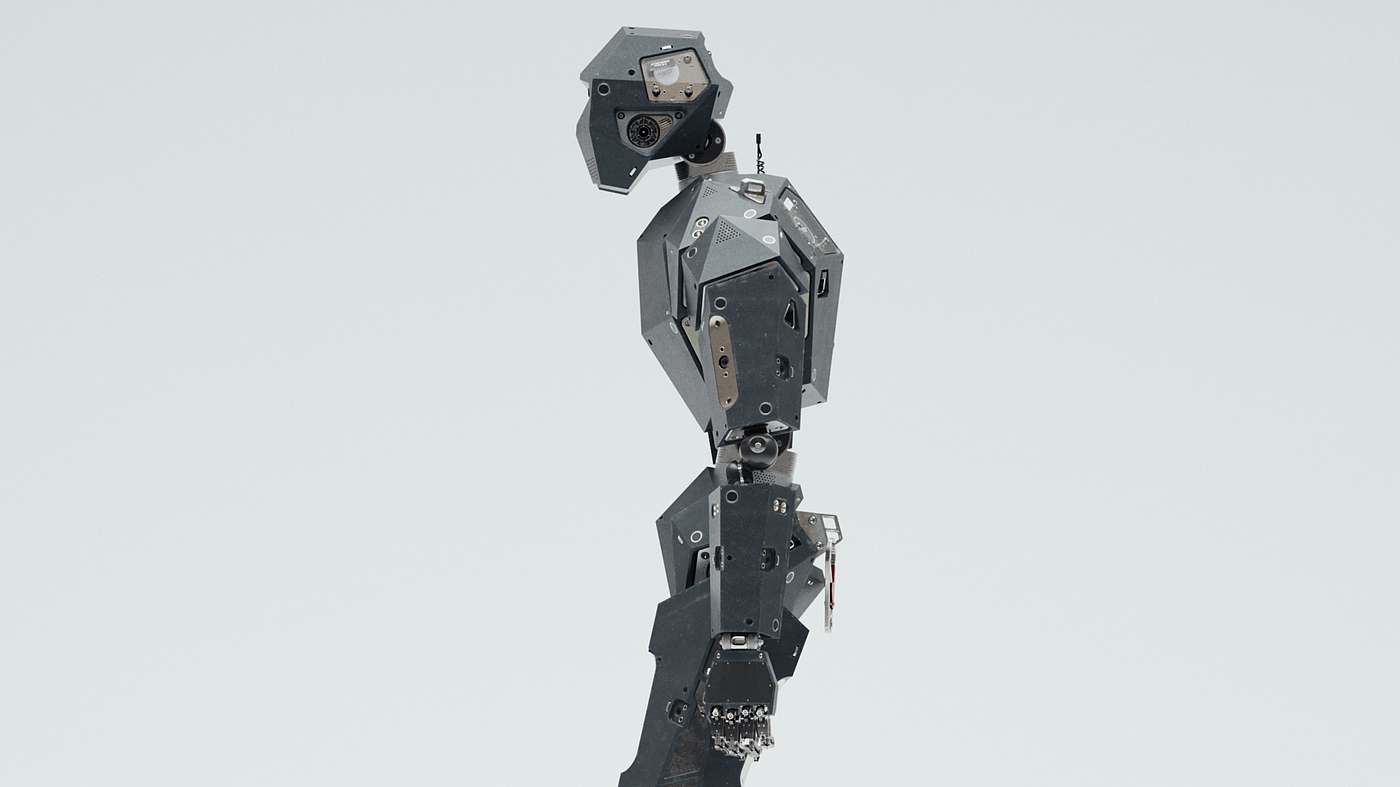 Blue Squire，steel，robot，ai，industrial design，